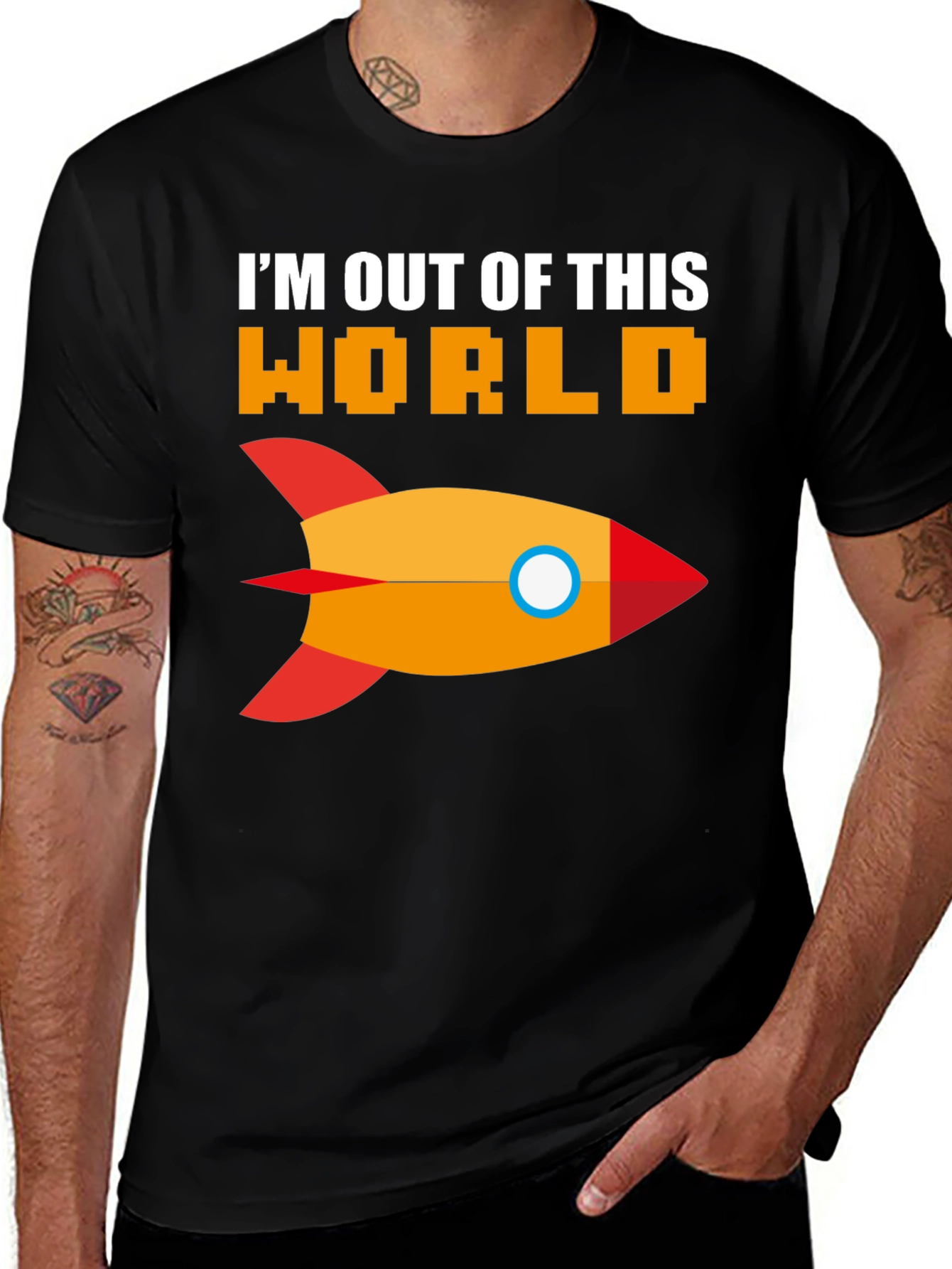 Variant 16 of I'm Out of This World Rocket T-Shirt
