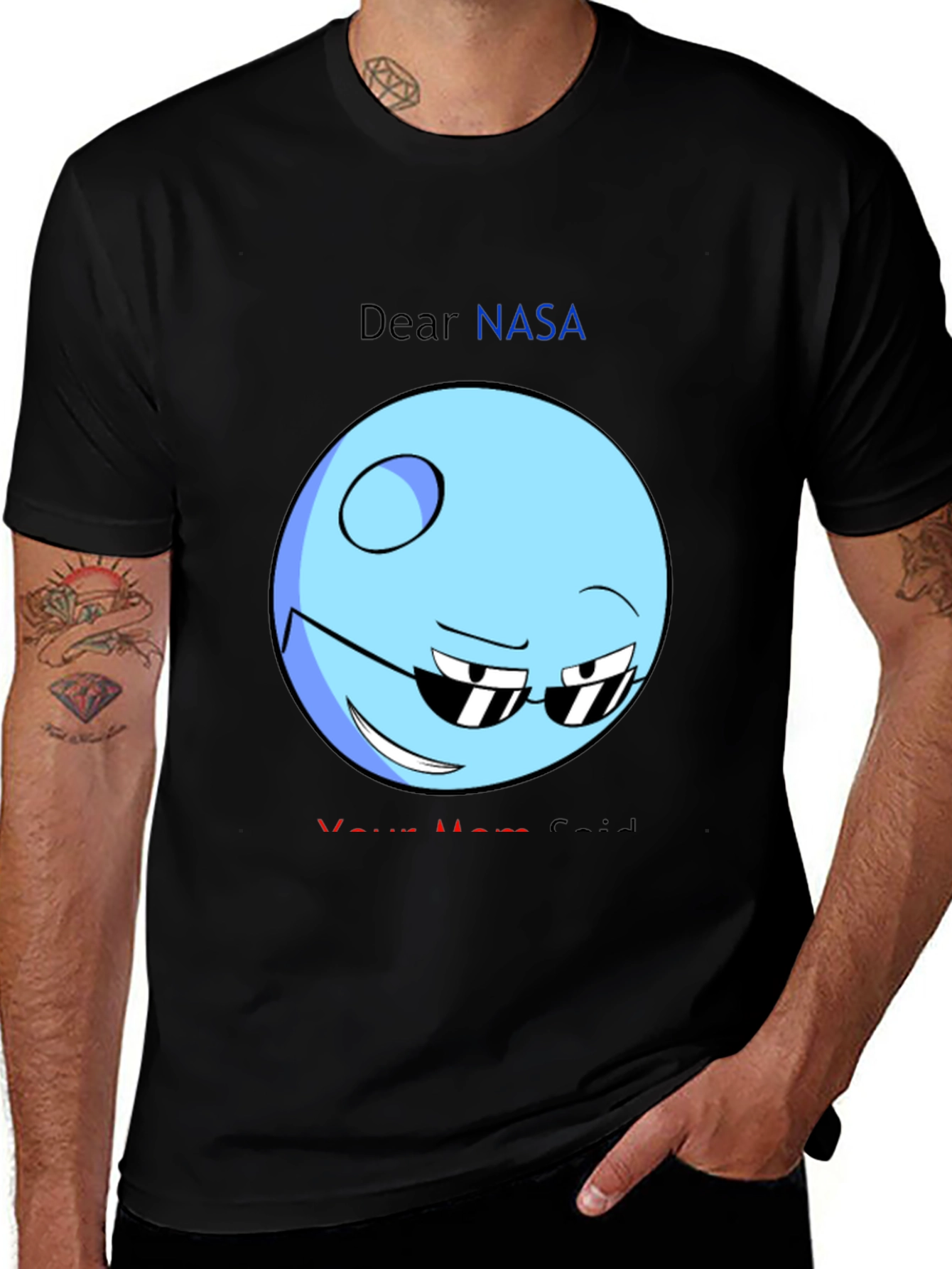 Cool Moon NASA Graphic T-Shirt