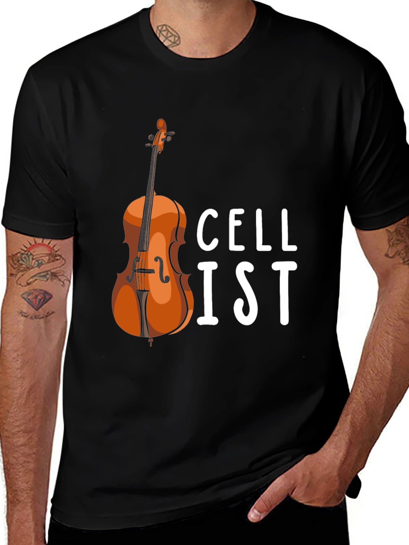 Variant 11 of Cellist T-Shirt - Musician Apparel