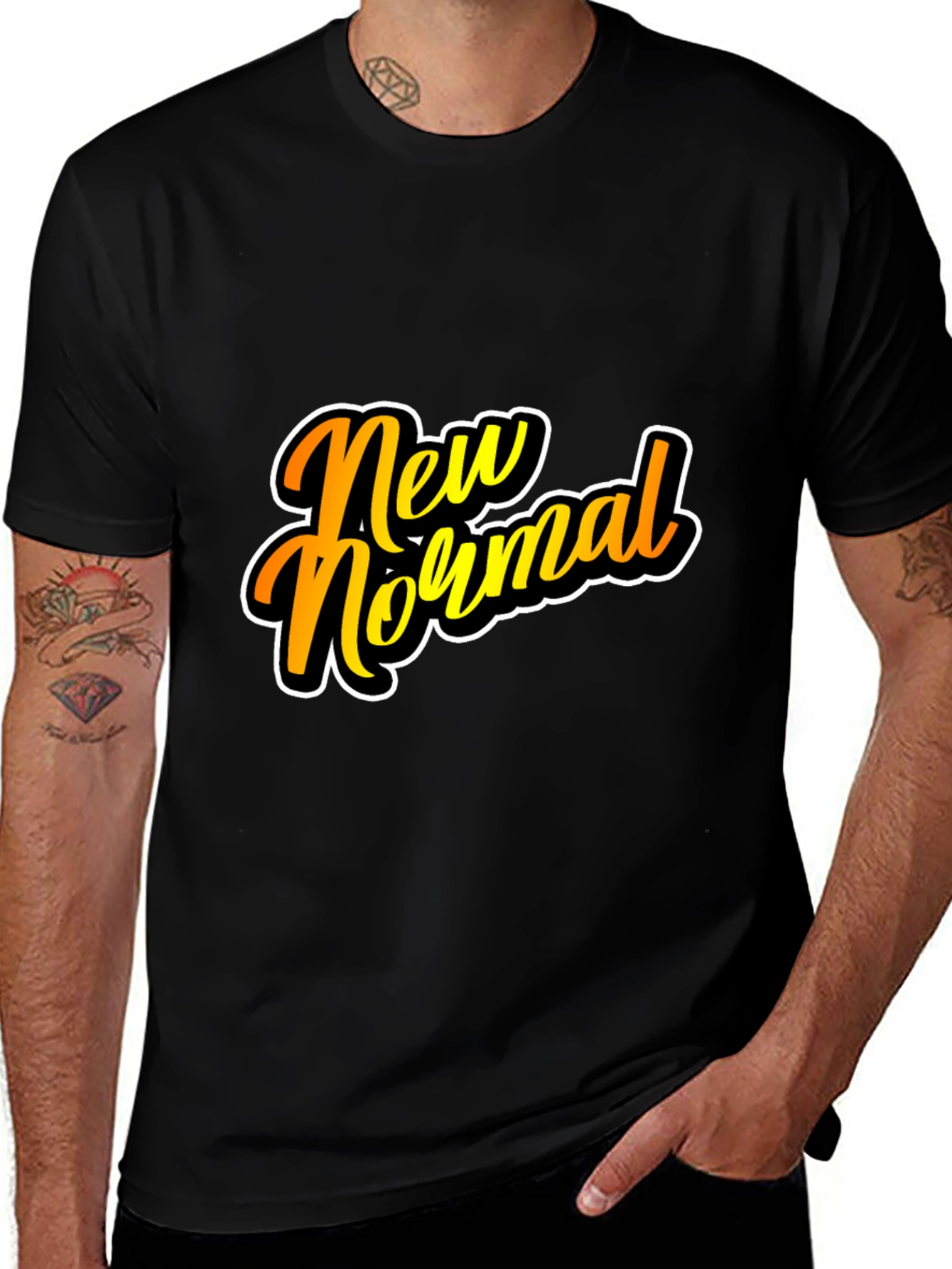 Variant 13 of New Normal T-Shirt - Trendy Slogan Tee