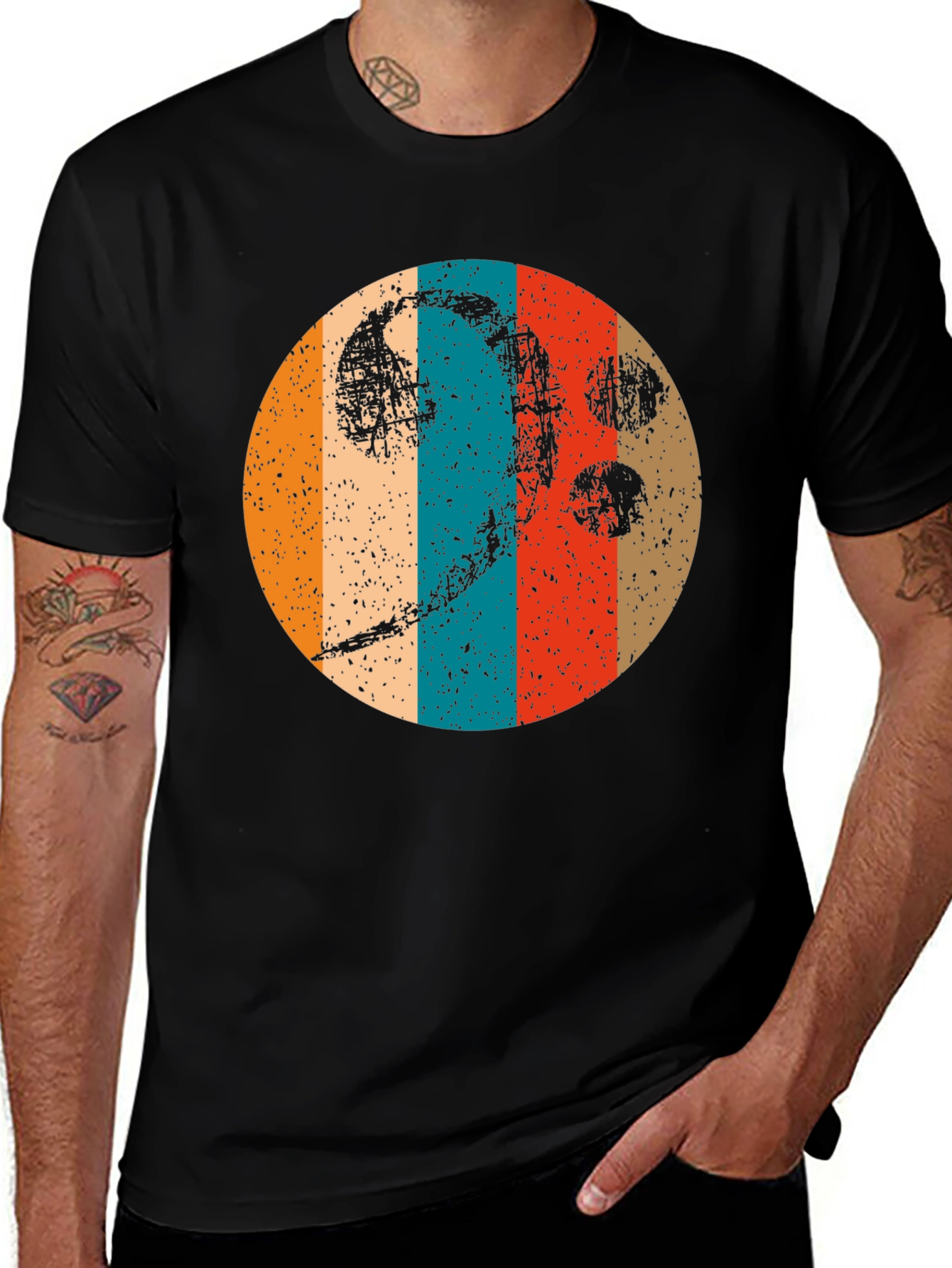 Variant 30 of Retro Bass Clef Graphic Tee - Musician Style Shirt