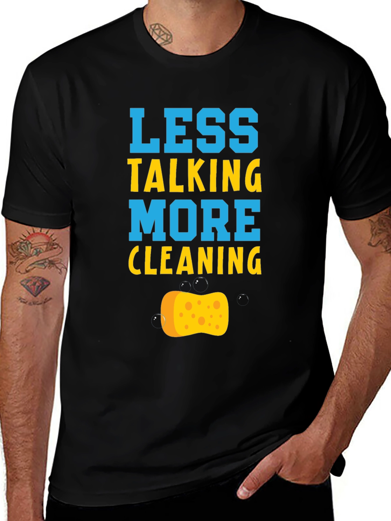 Less Talking More Cleaning T-Shirt