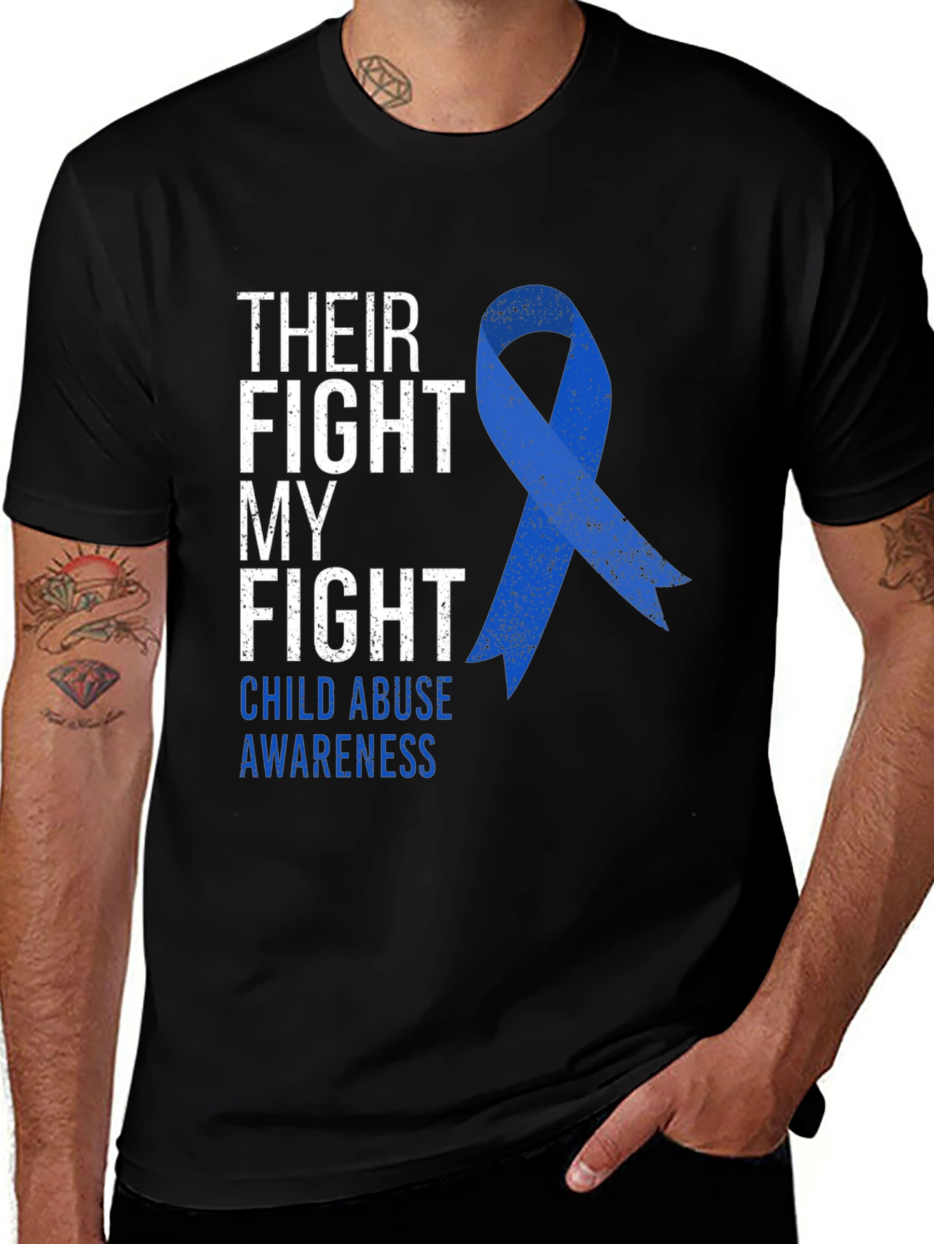 Child Abuse Awareness Tee - Their Fight My Fight
