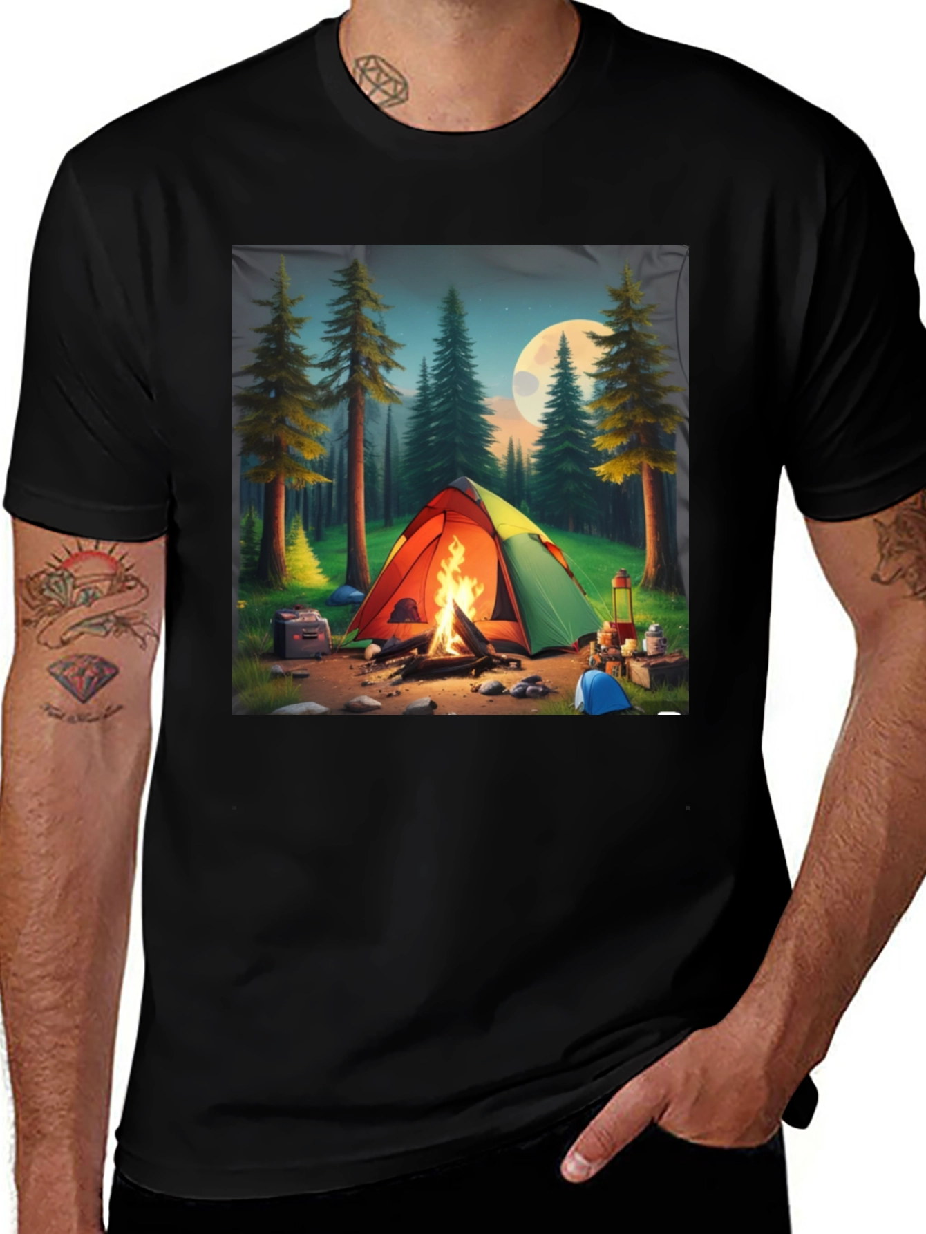 Variant 24 of Camping Adventure Graphic Tee