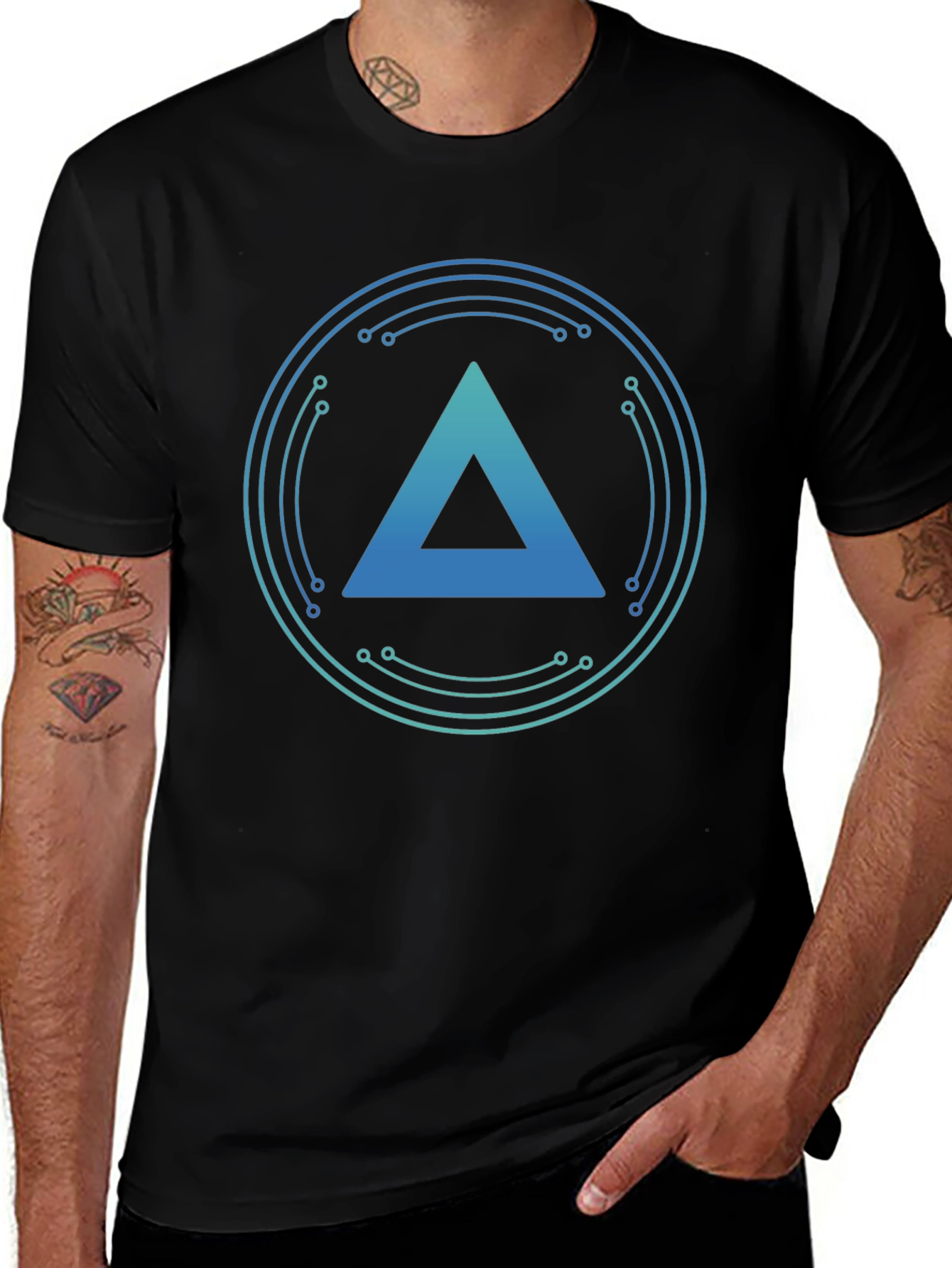 Variant 21 of Tech Delta Graphic Tee - Modern Style