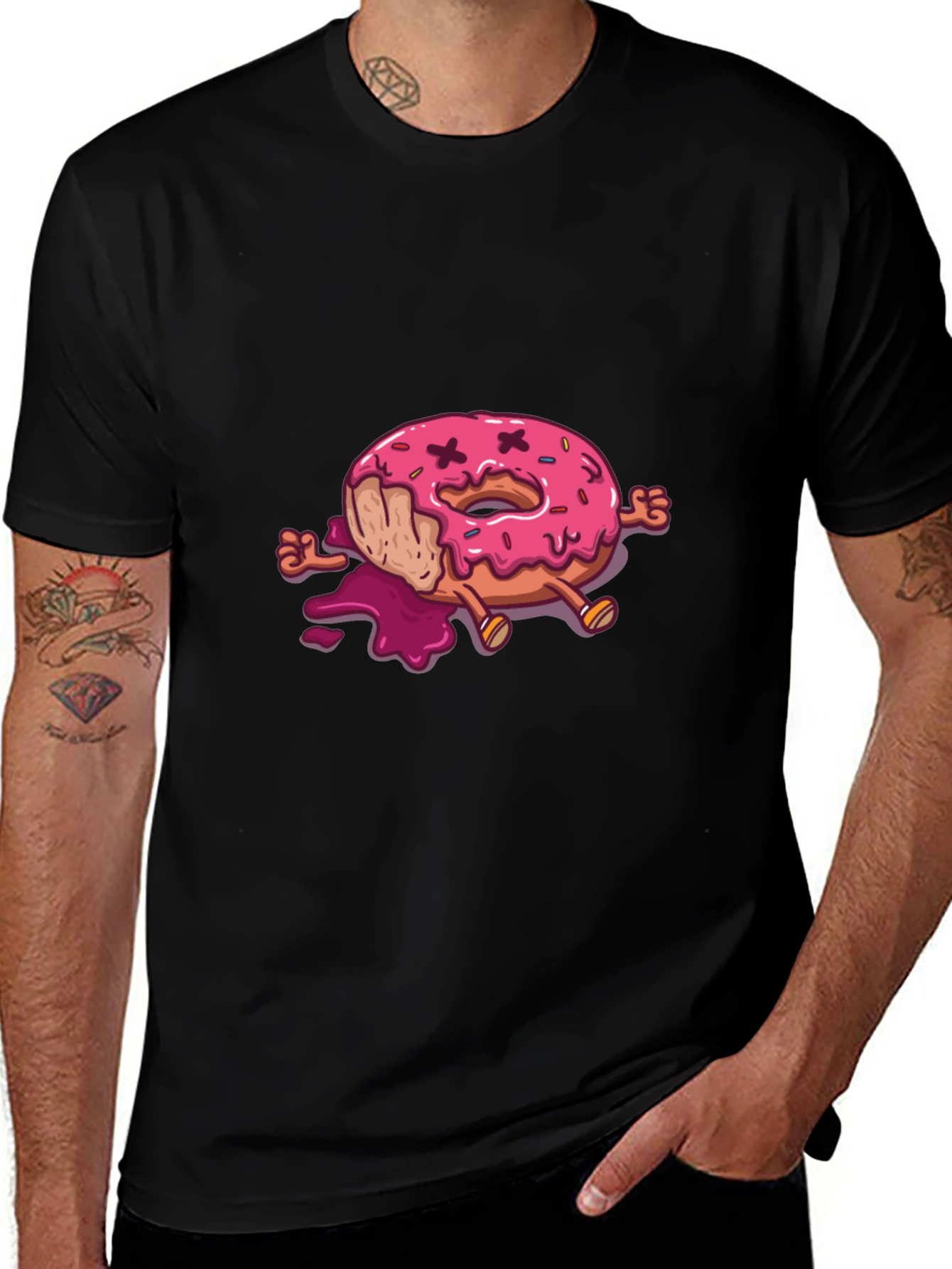 Variant 3 of Donut Kill T-Shirt - Funny Food Tee