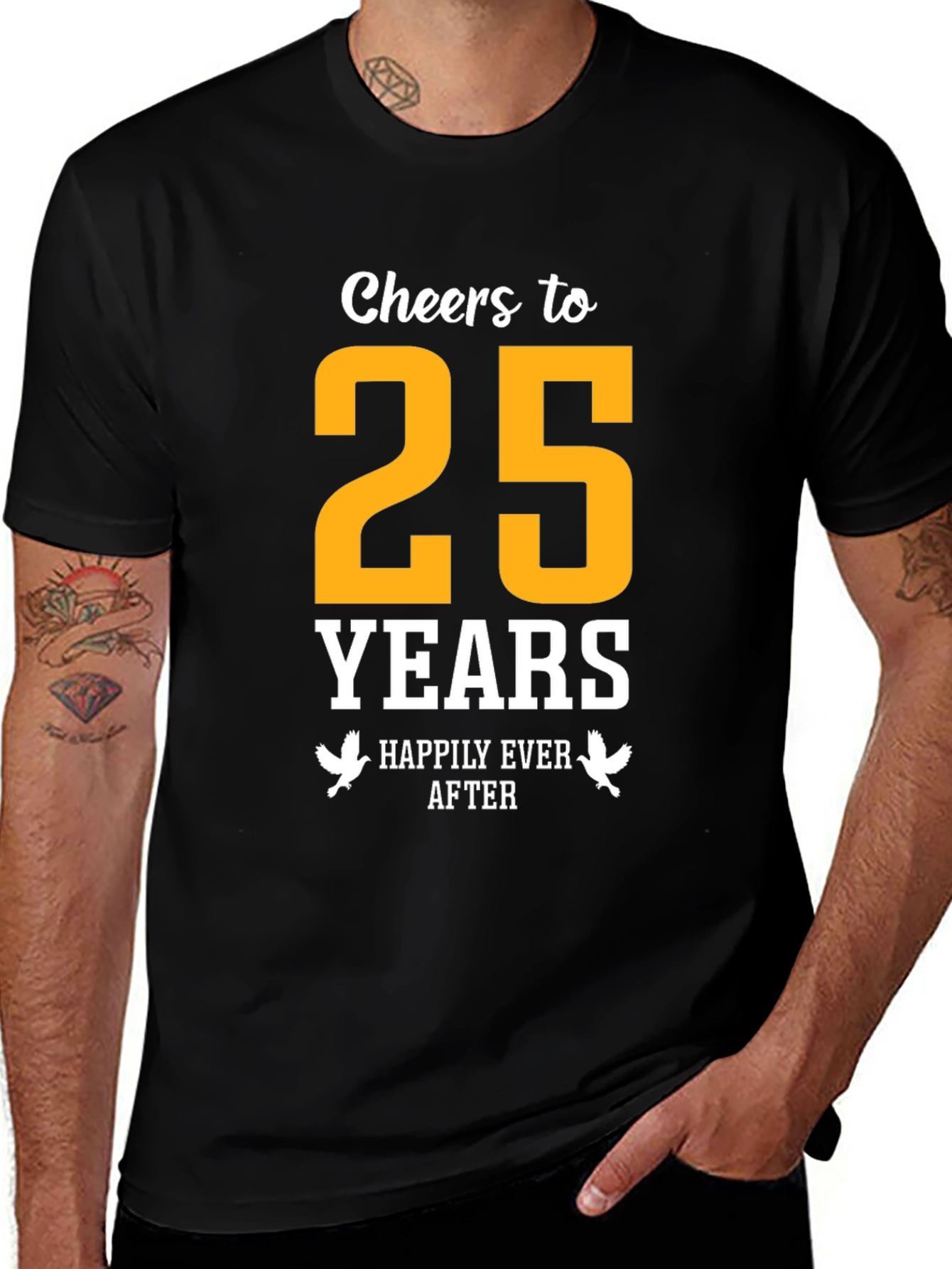 Variant 12 of Cheers to 25 Years Anniversary T-Shirt