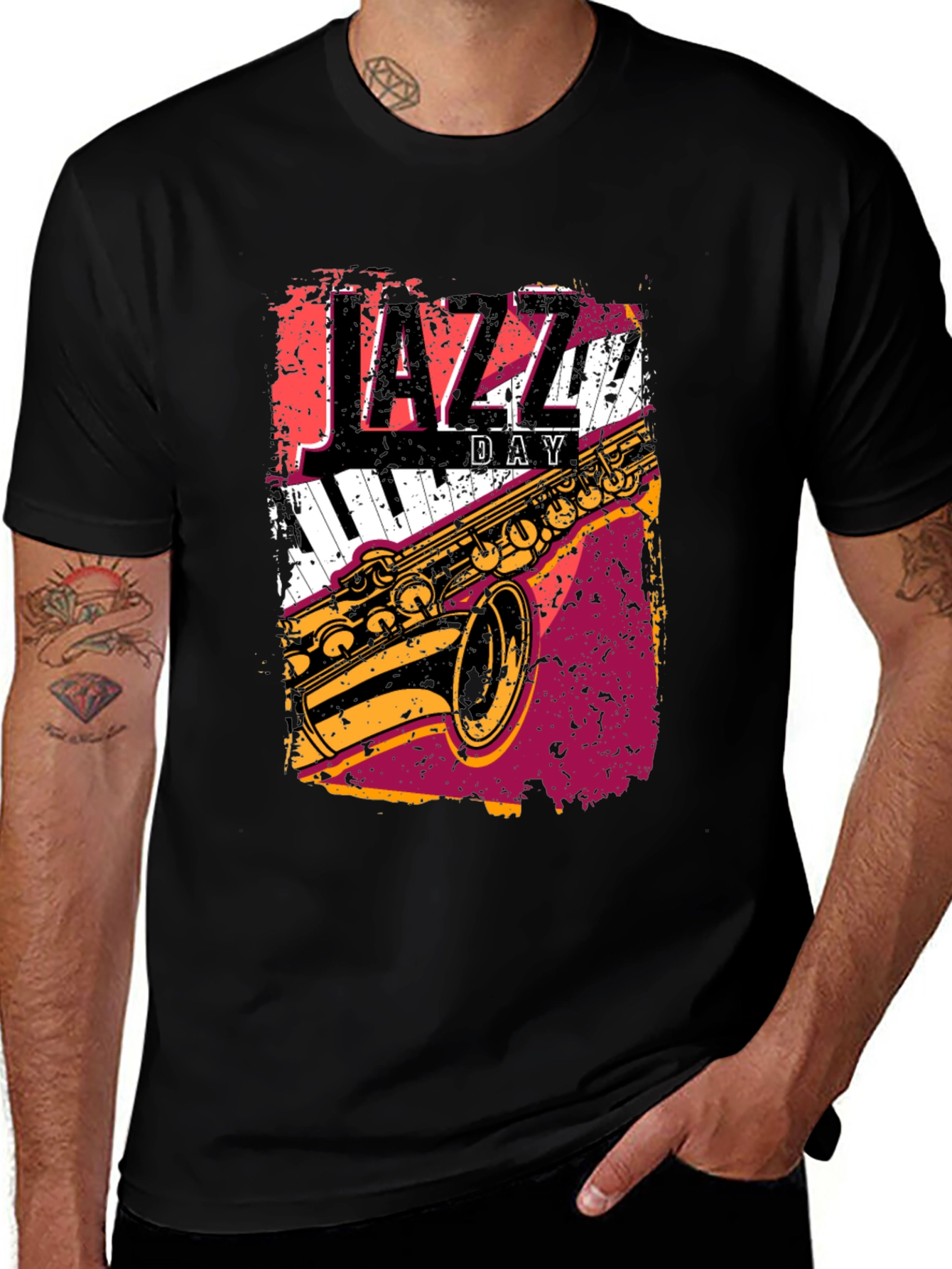 Variant 6 of Jazz Day T-Shirt - Music Lover Tee