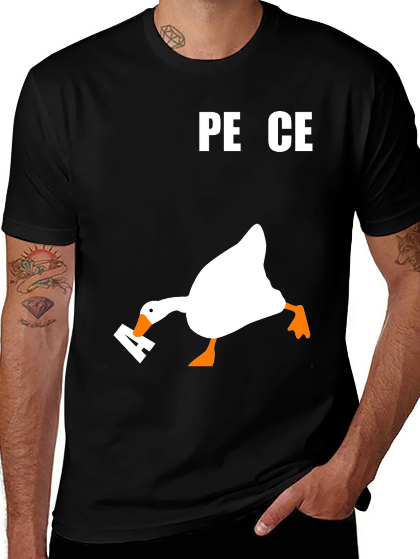 Variant 17 of Peace Was Never An Option Goose T-Shirt