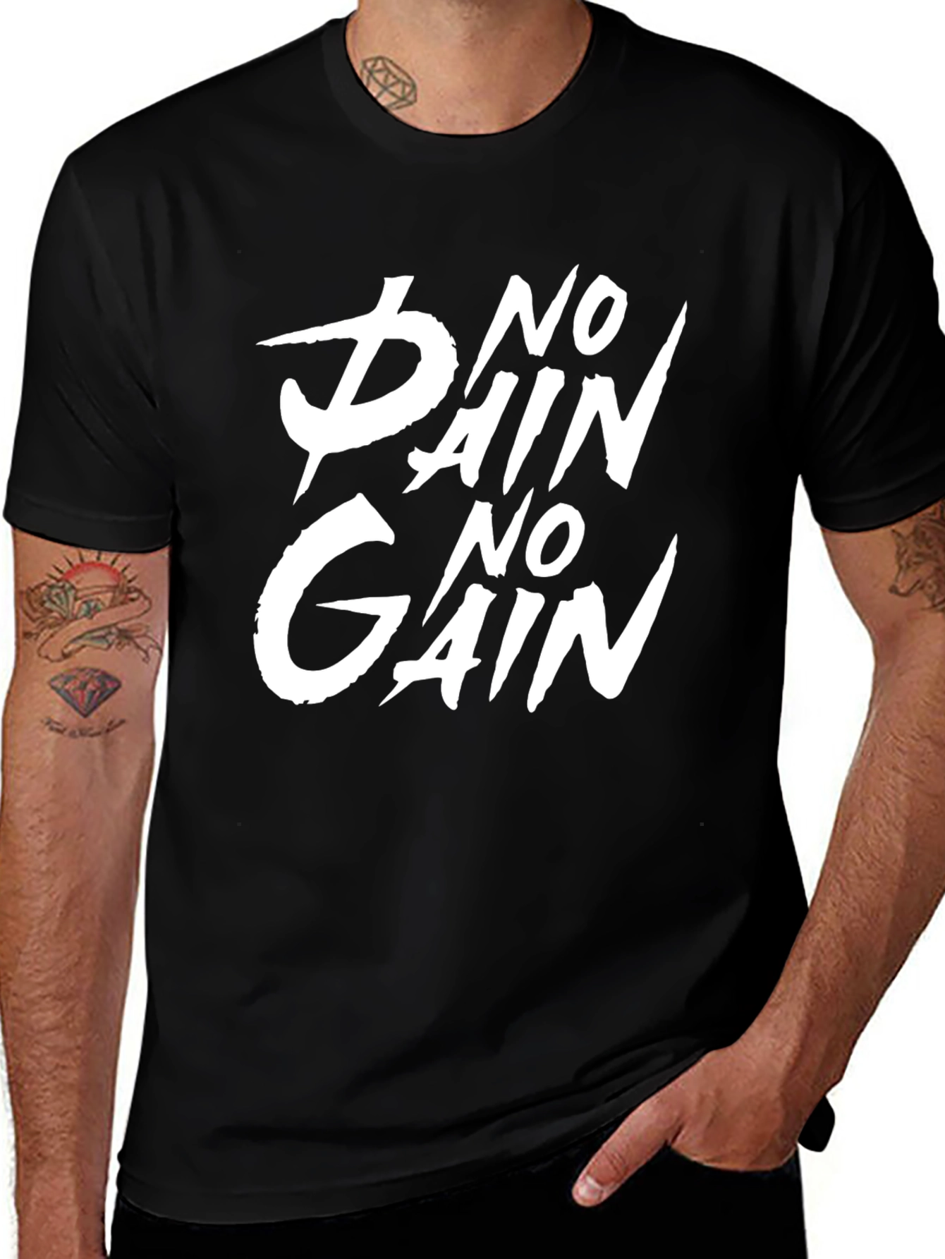 Variant 20 of No Pain No Gain Black T-Shirt