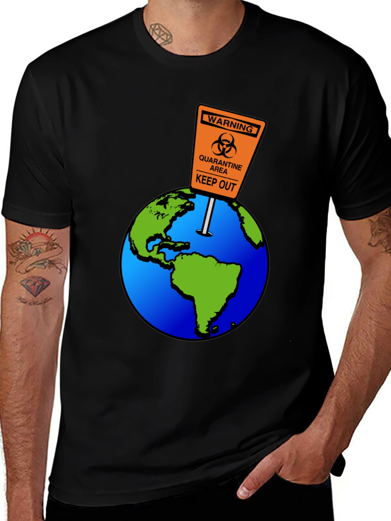 Quarantine Earth Graphic T-Shirt