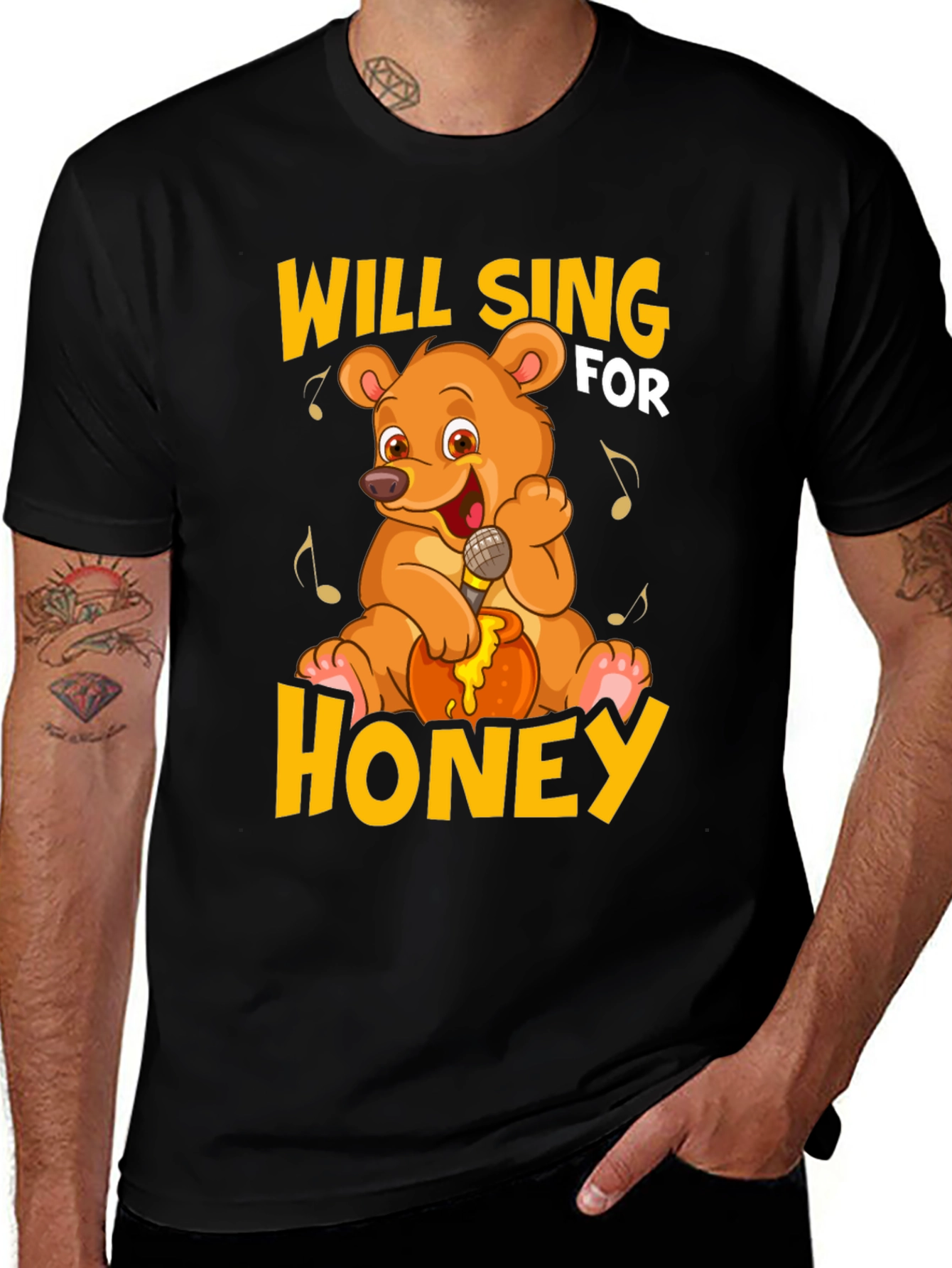 Will Sing For Honey - Graphic Tee