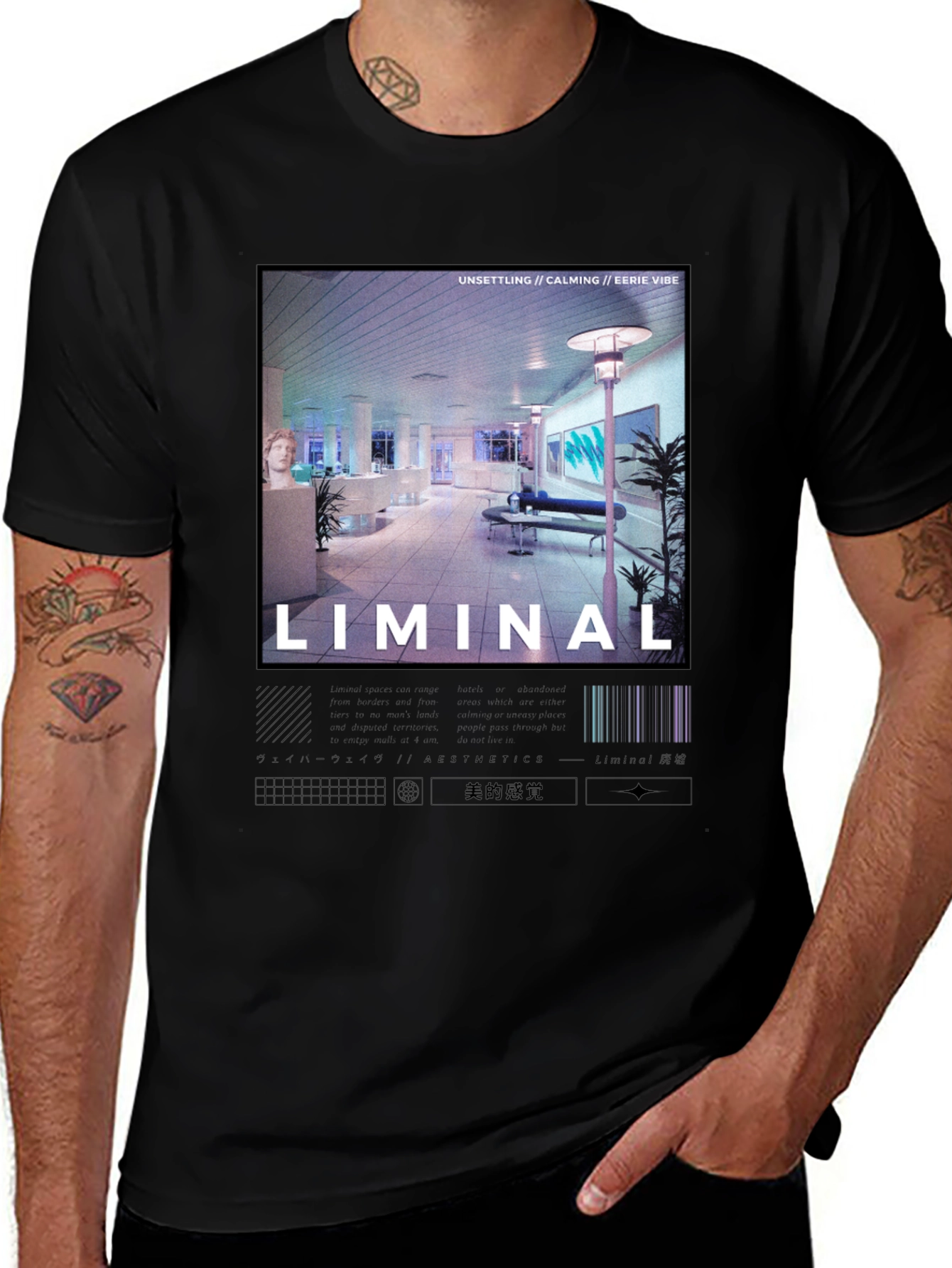 Variant 12 of Liminal Aesthetic Graphic T-Shirt