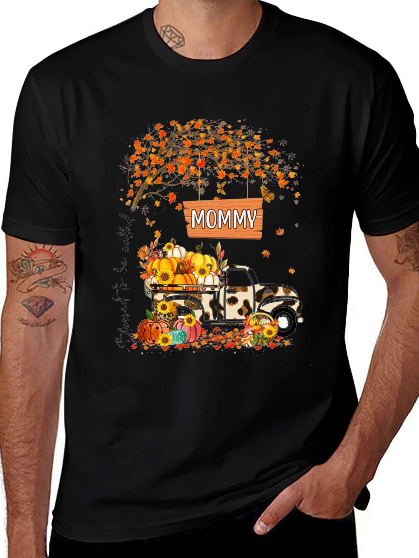 Mommy's Fall Truck T-Shirt