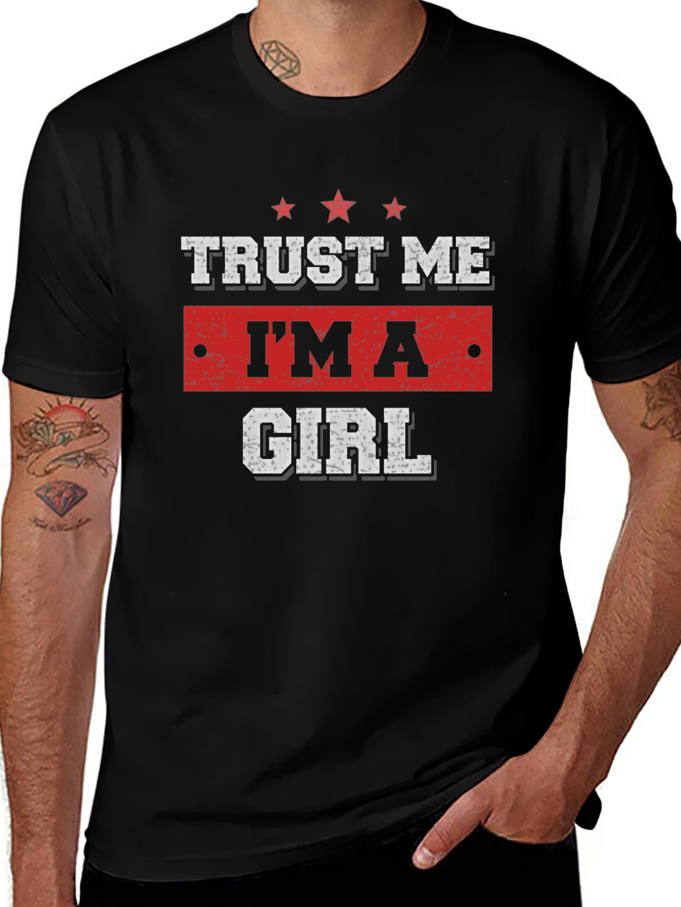 Variant 15 of Trust Me I'm A Girl Graphic T-Shirt