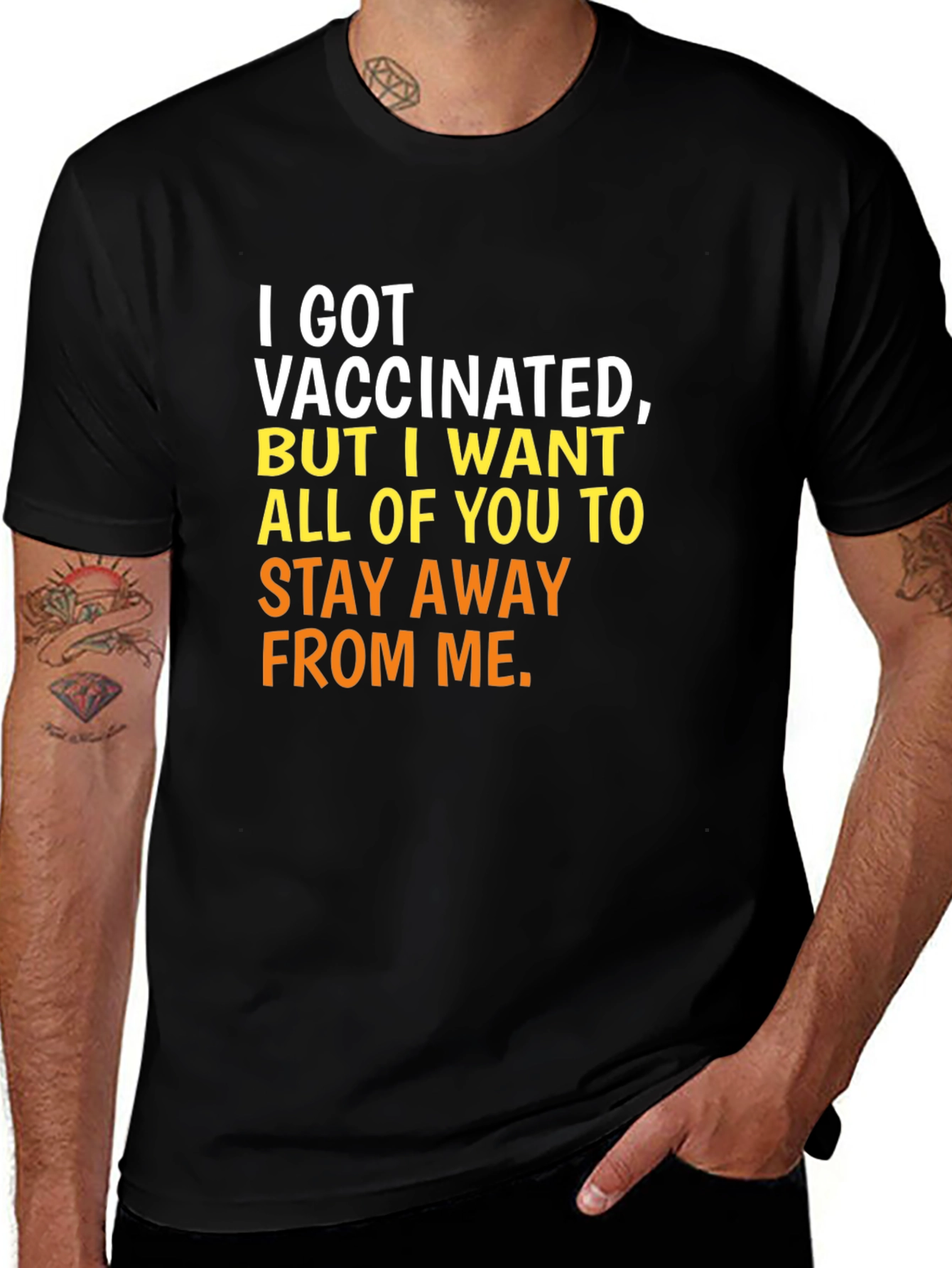 Variant 11 of Vaccinated Graphic T-Shirt