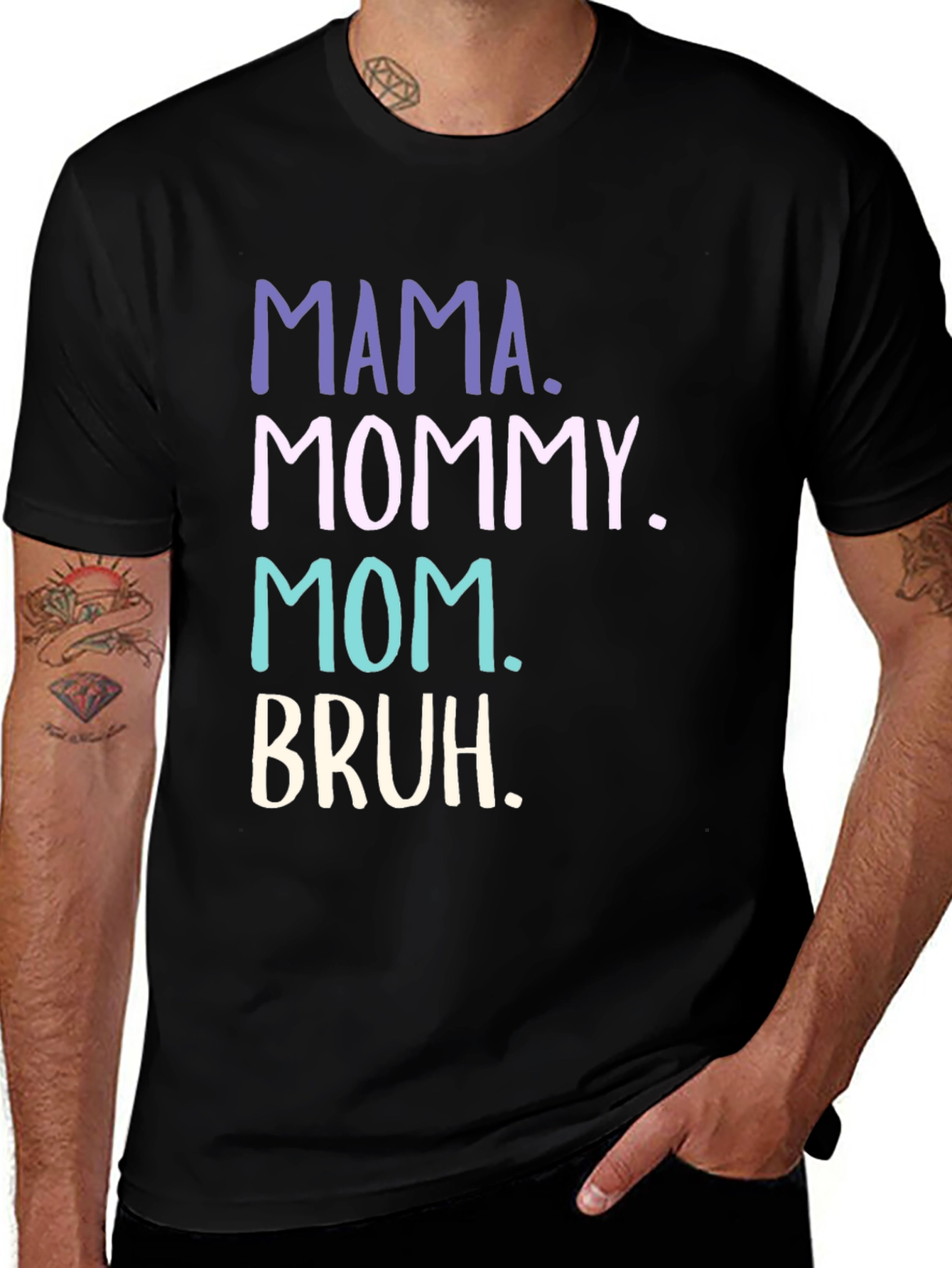 Variant 26 of Mama Mommy Mom Bruh Funny T-Shirt