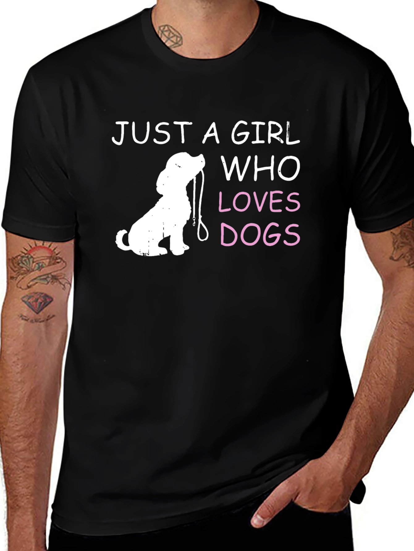 Variant 12 of Just A Girl Who Loves Dogs T-Shirt