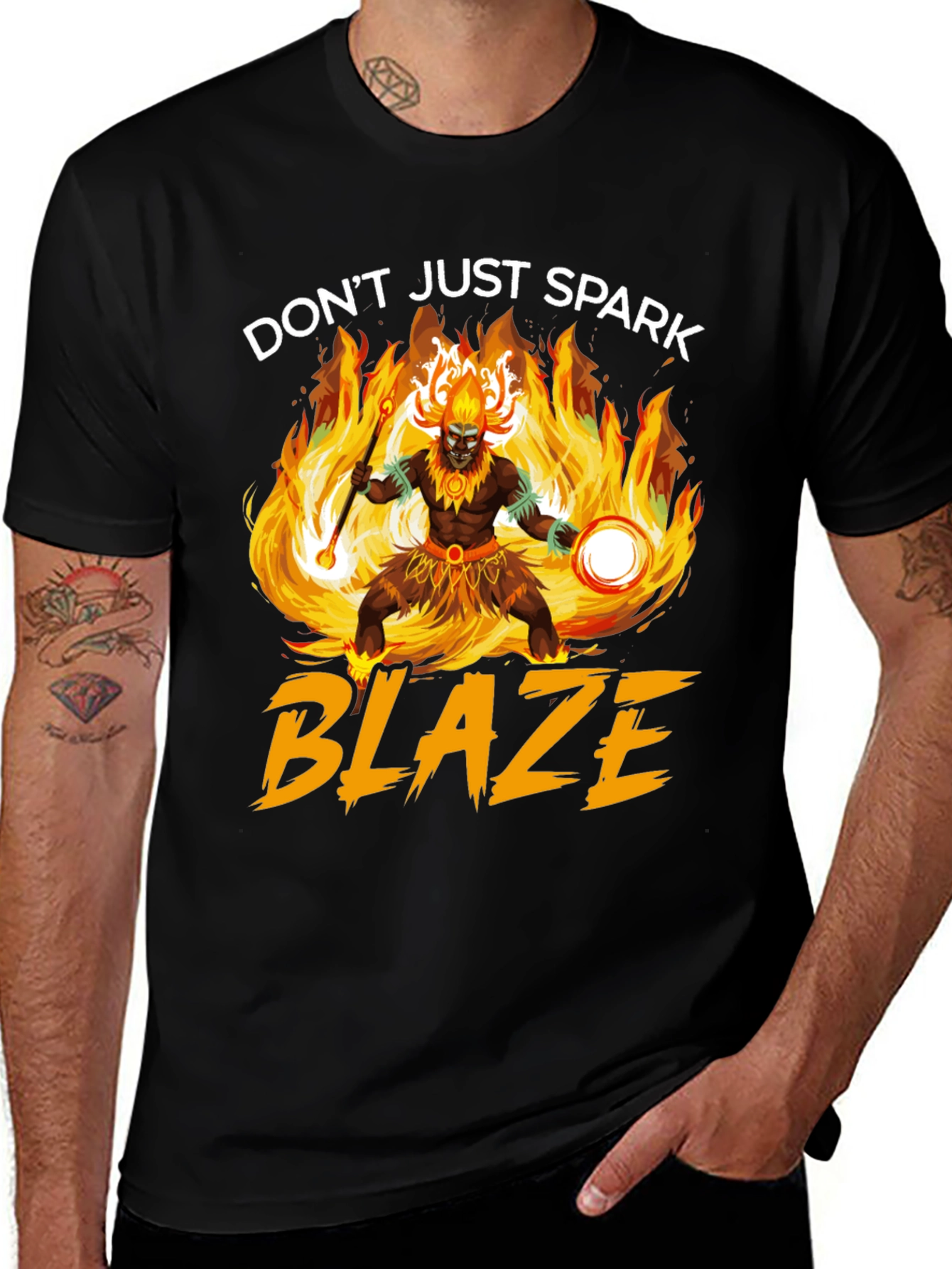 Variant 13 of Don't Just Spark Blaze T-Shirt