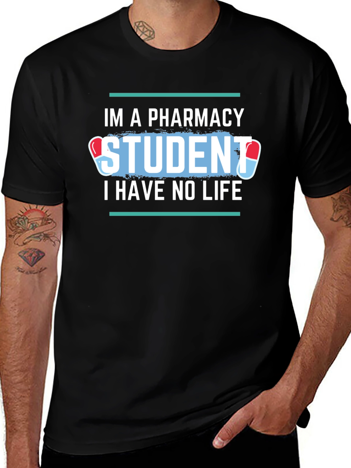 Variant 29 of Pharmacy Student Life Funny T-Shirt