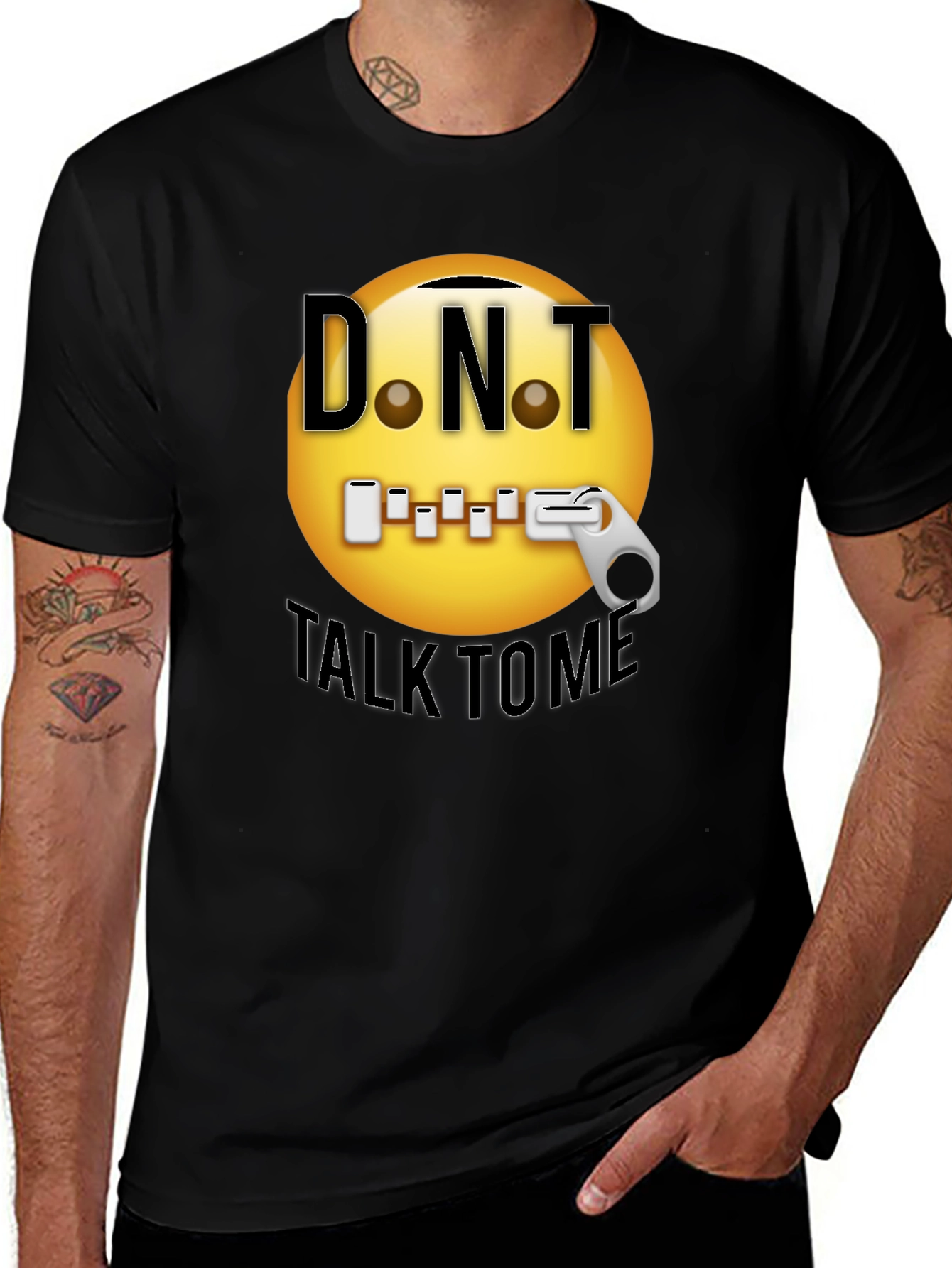 Variant 13 of Don't Talk To Me T-Shirt Funny Emoji Graphic Tee