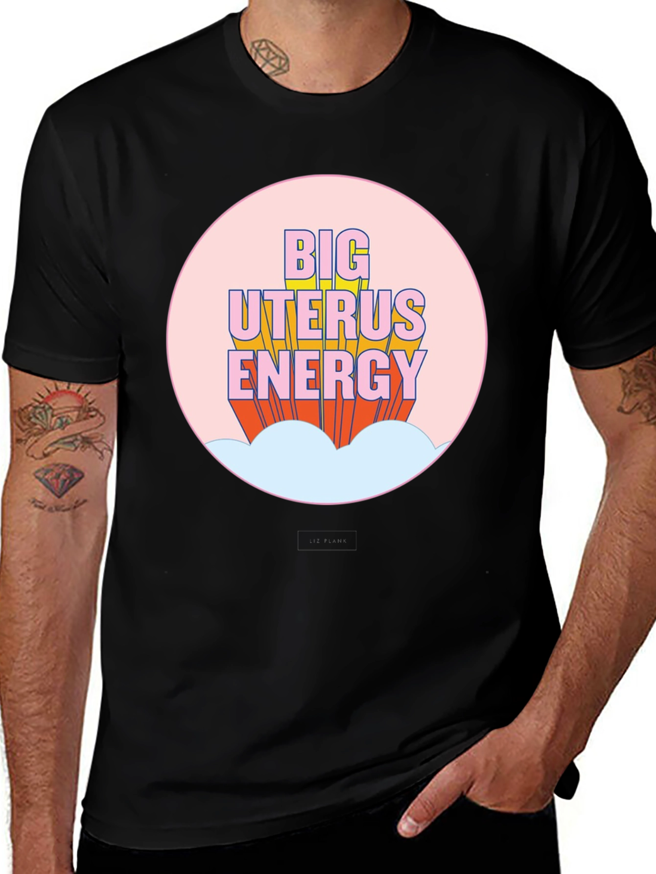 Variant 12 of Big Uterus Energy Graphic Tee
