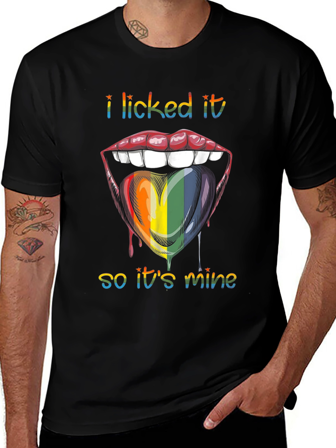 I Licked It LGBTQ Pride T-Shirt