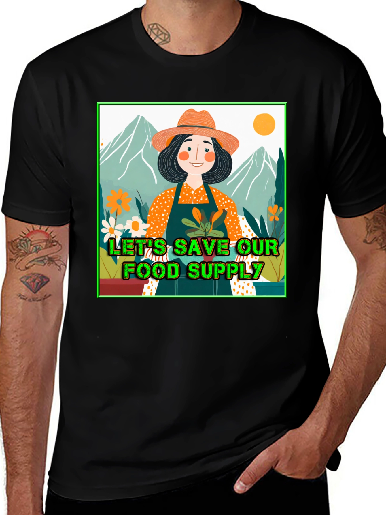 Variant 11 of Save Our Food Supply T-Shirt