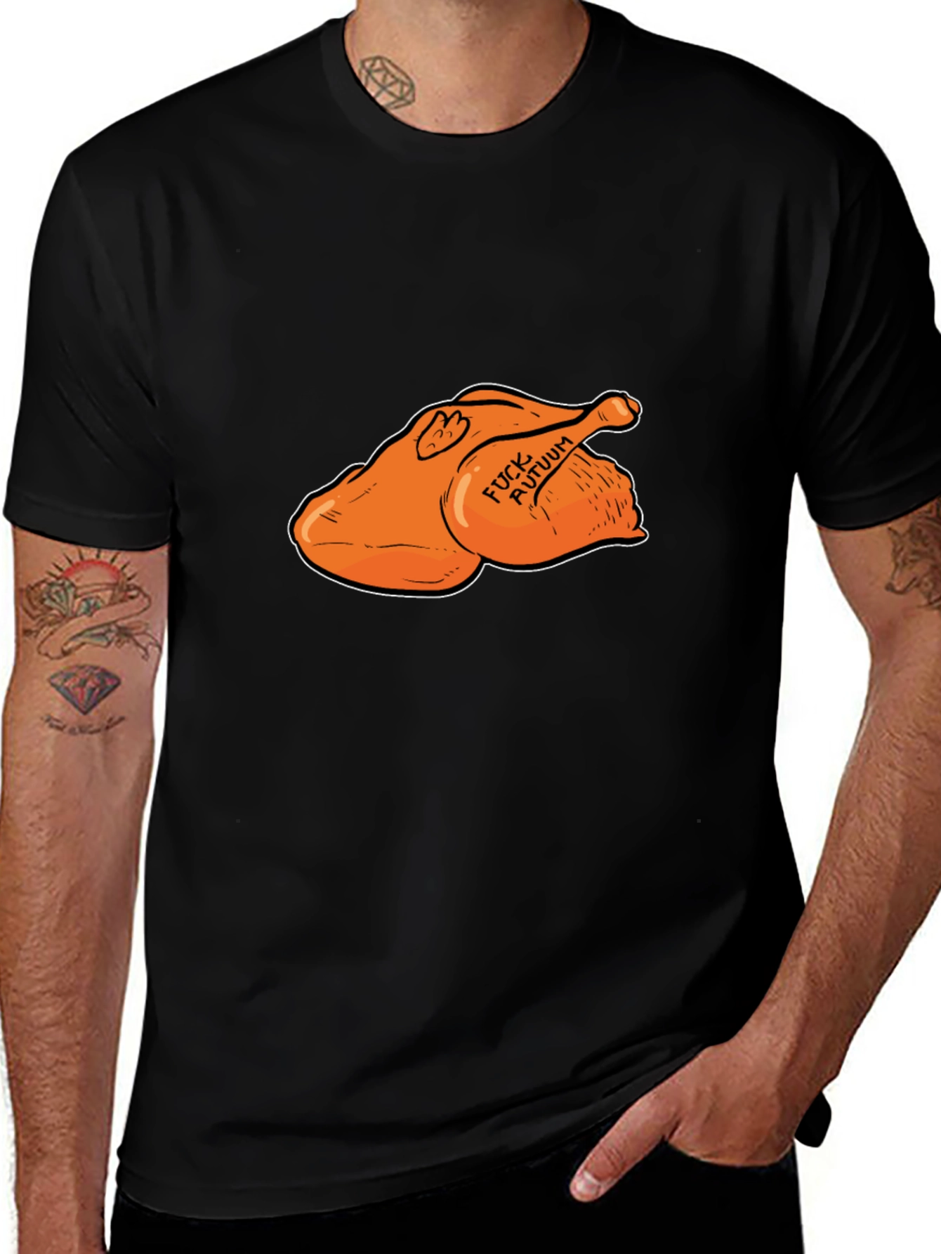 Variant 30 of Funny Turkey T-Shirt - "F*ck Autumn" Graphic Tee