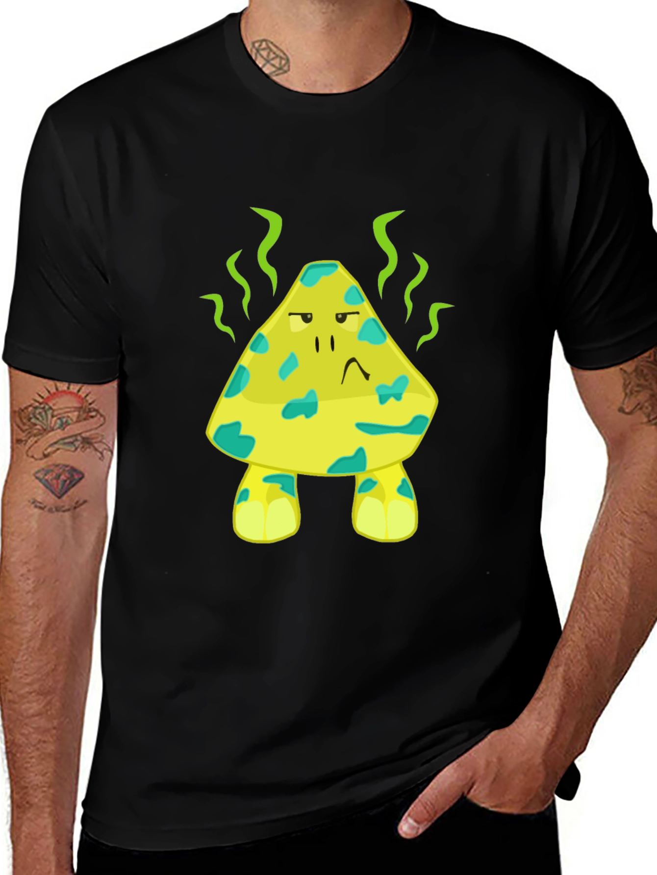 Variant 3 of Stinky Cheese Cartoon Graphic Novelty T-Shirt