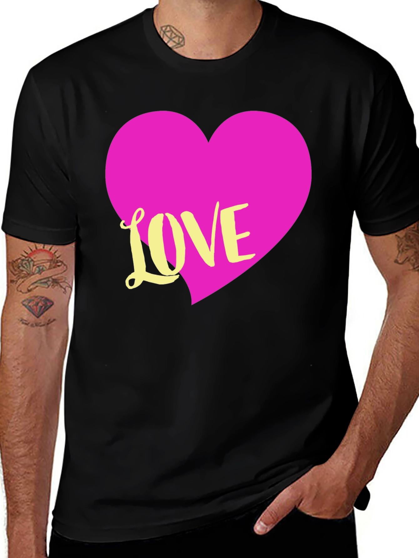 Variant 15 of Love Heart T-Shirt - Graphic Tee