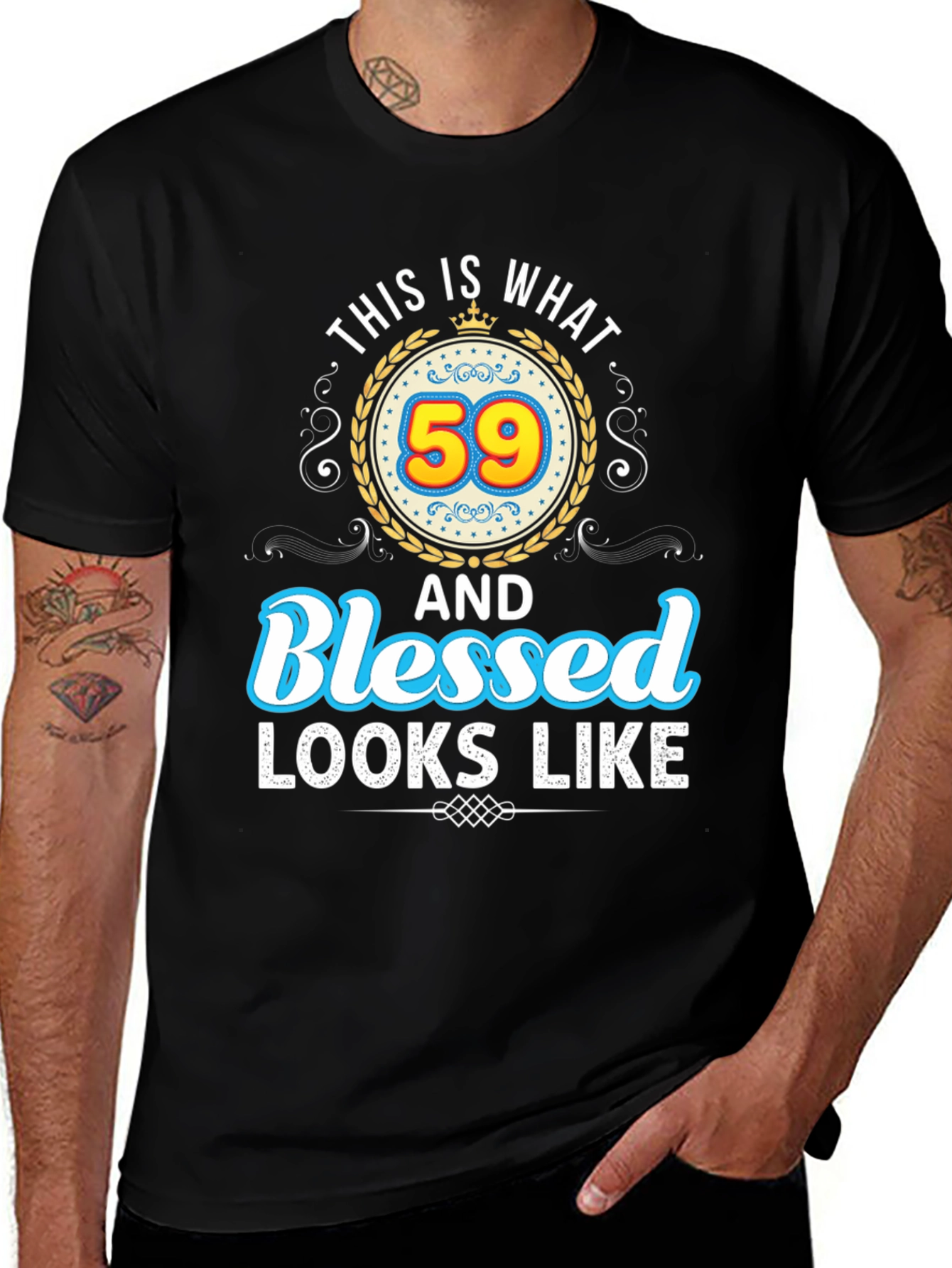 Variant 19 of 59th Birthday Blessed T-Shirt