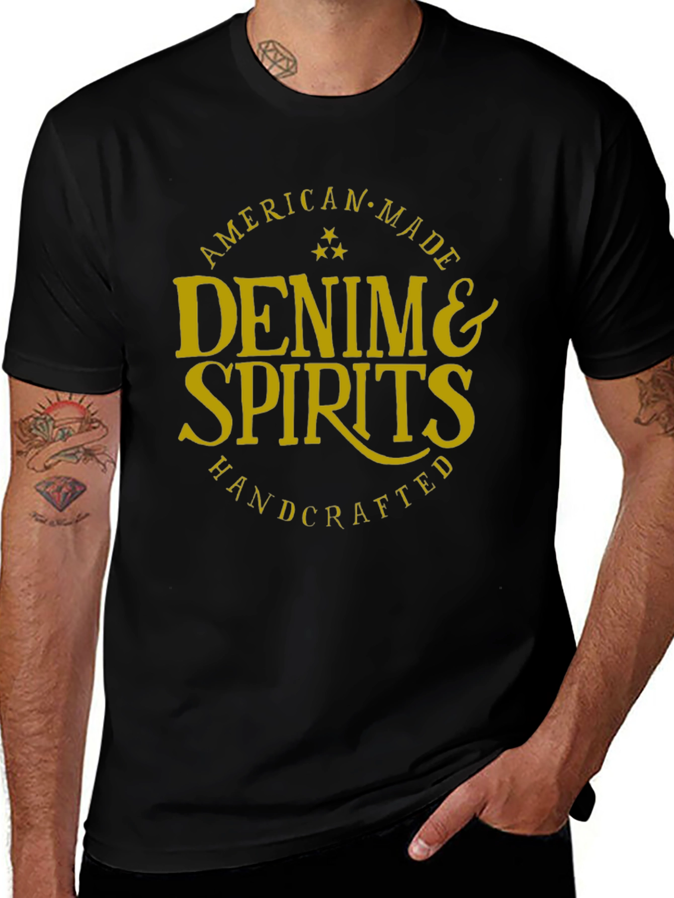 Variant 4 of Denim & Spirits Graphic Tee - American Made