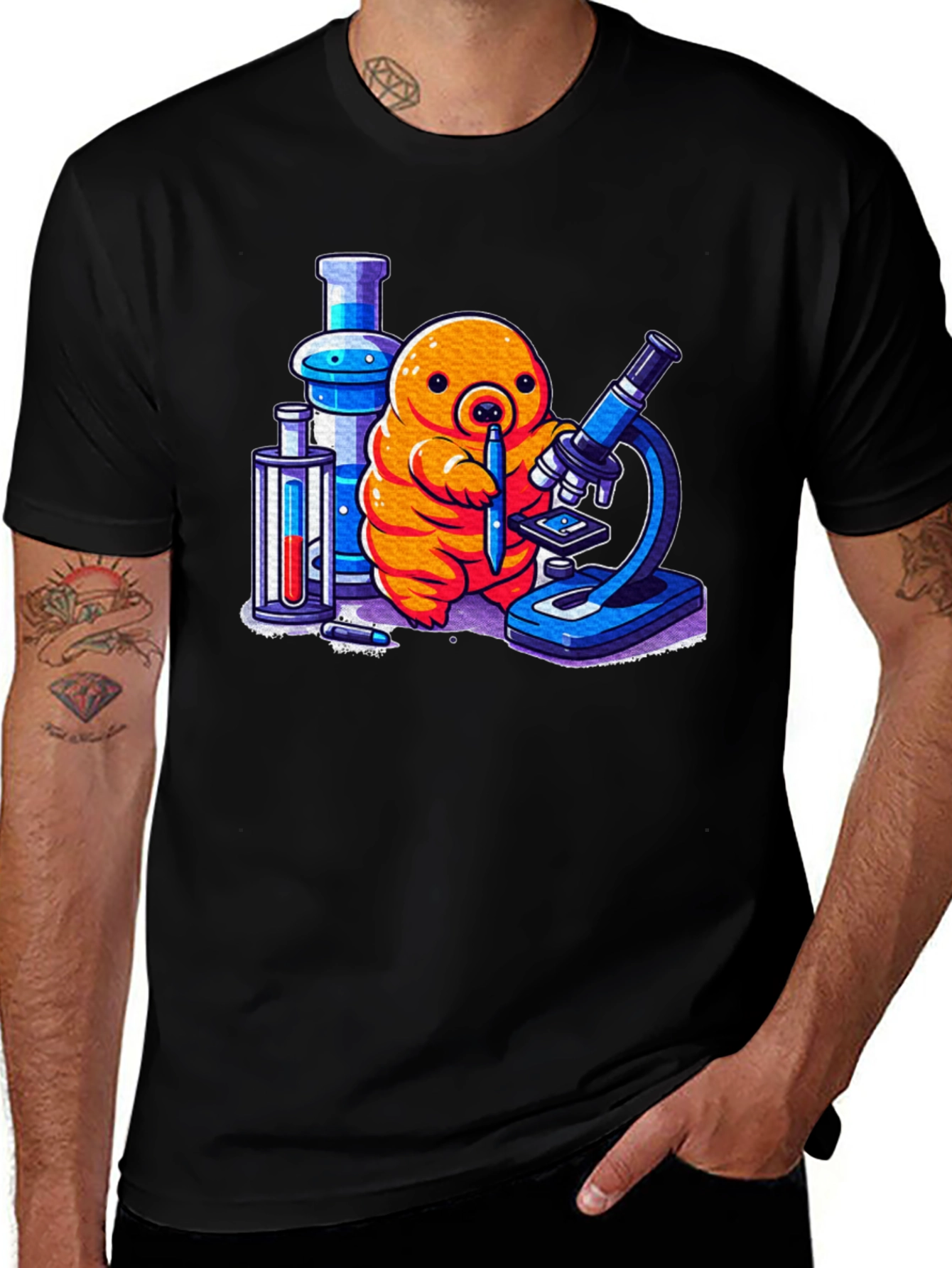 Scientist Tardigrade Graphic Tee