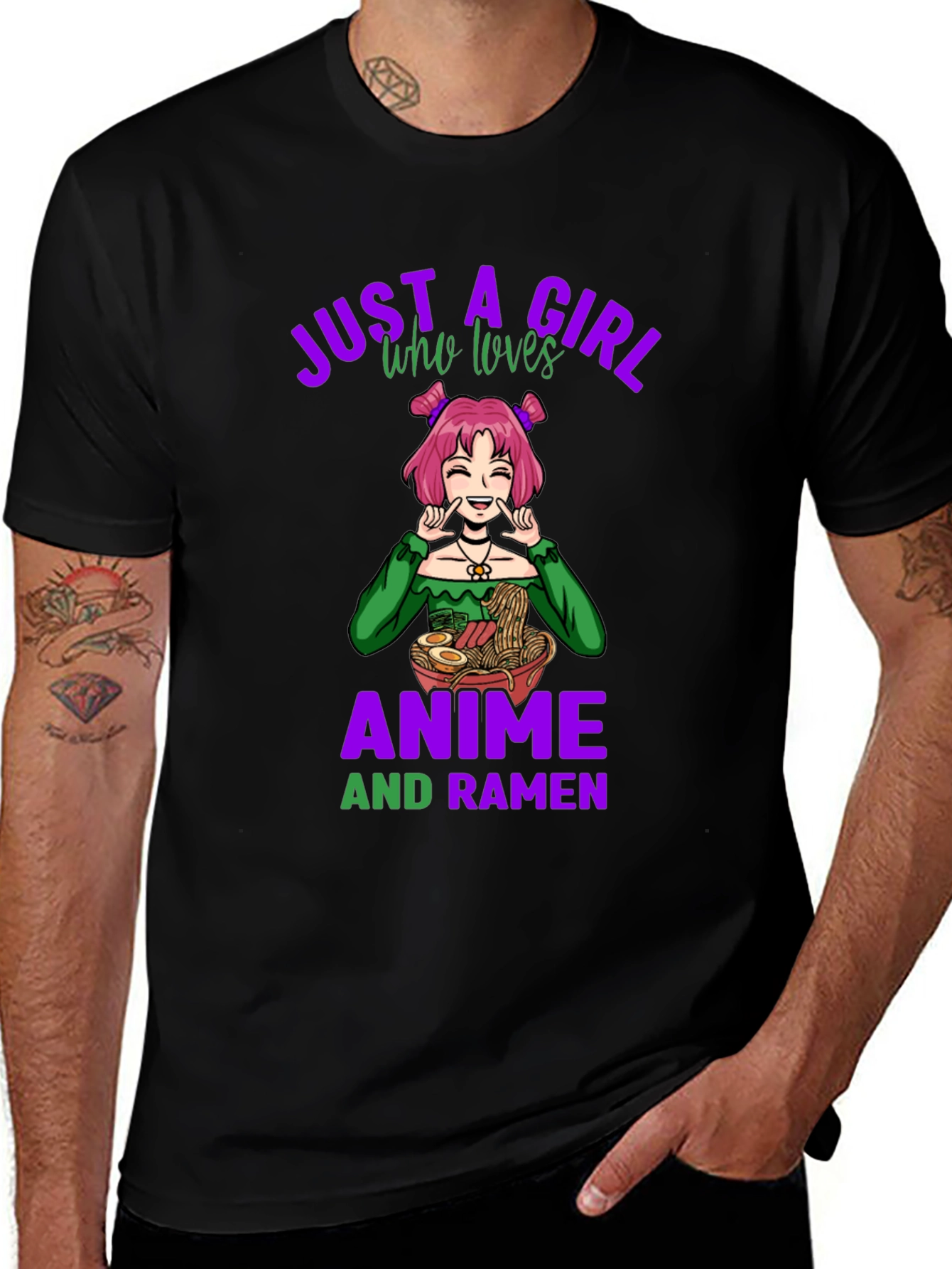 Variant 5 of Anime & Ramen Lover T-Shirt