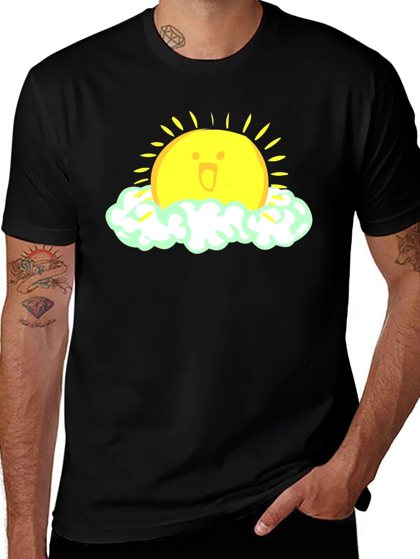 Variant 18 of Sunny Cloud T-Shirt