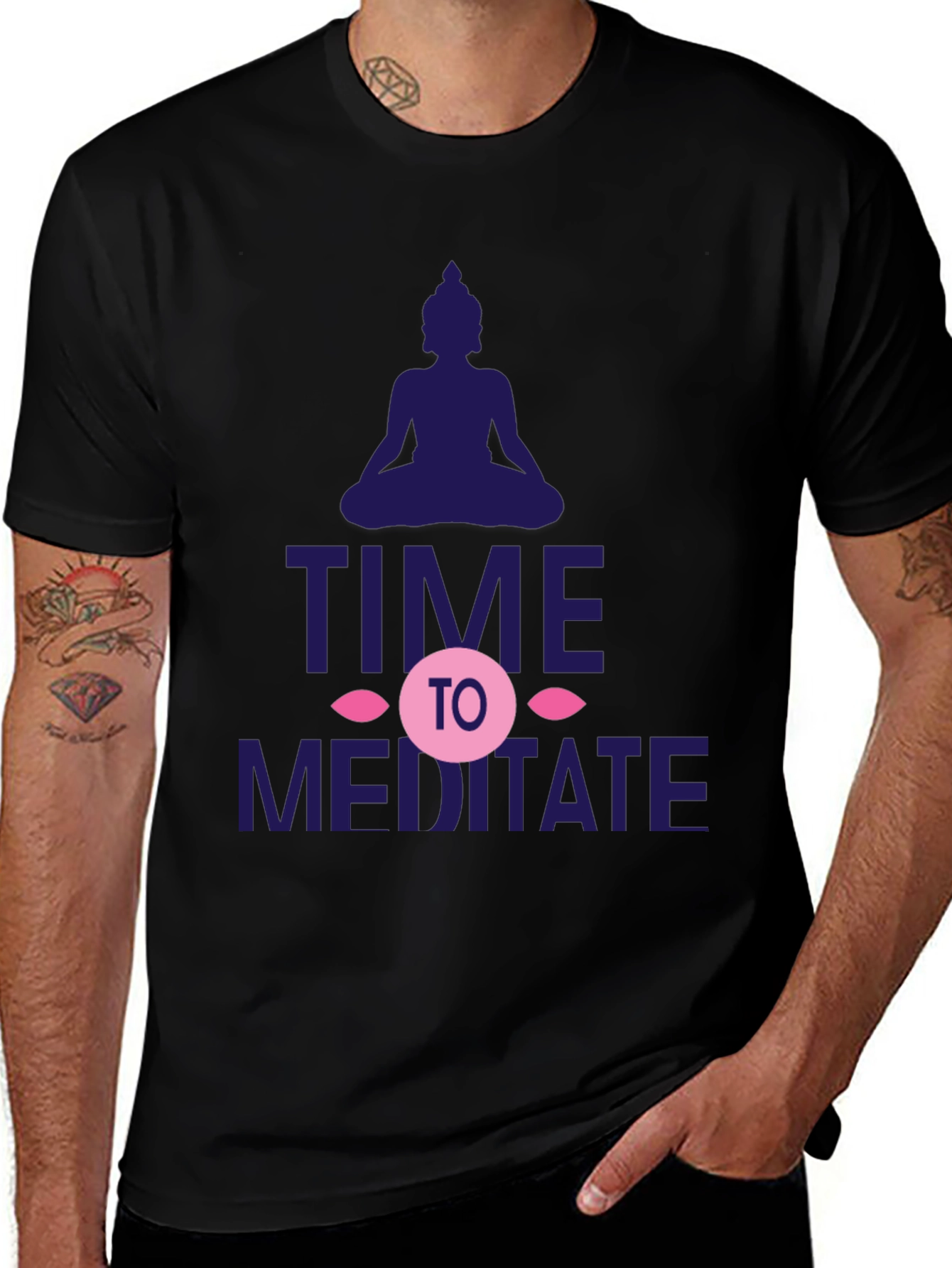 Variant 3 of Meditate T-Shirt - Time to Meditate
