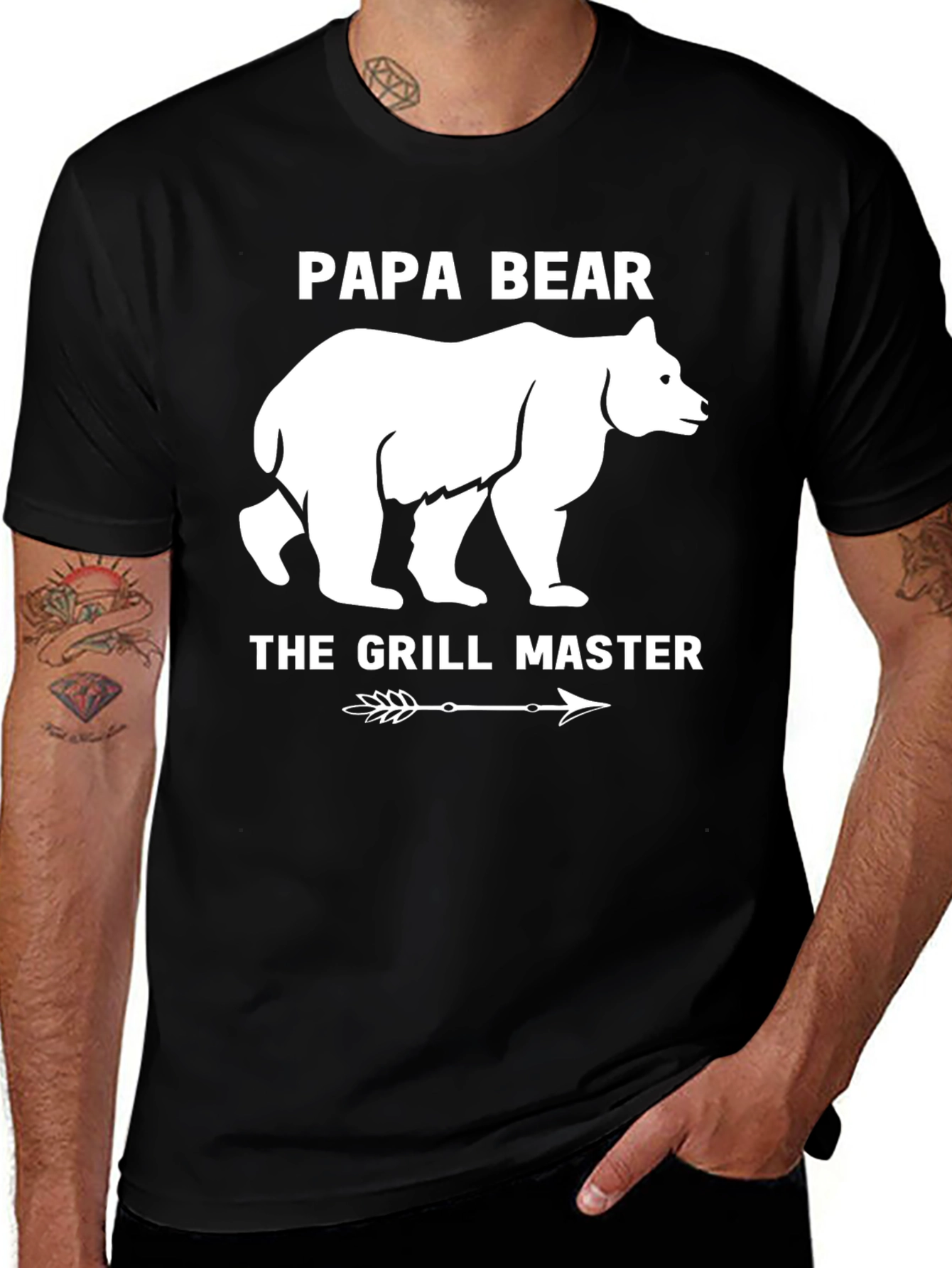 Variant 23 of Papa Bear Grill Master Graphic Tee