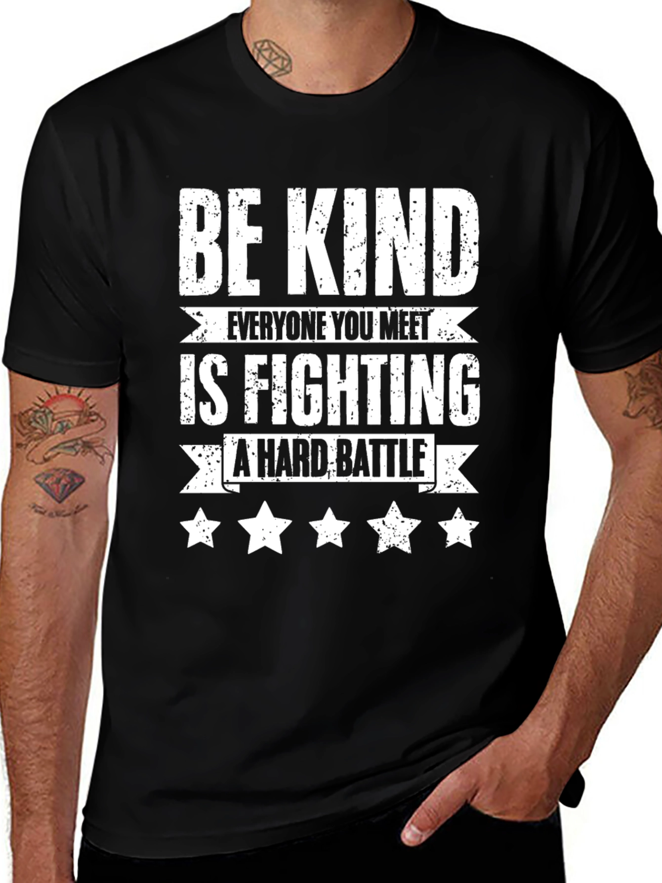 Variant 30 of Be Kind T-Shirt - Inspirational Graphic Tee