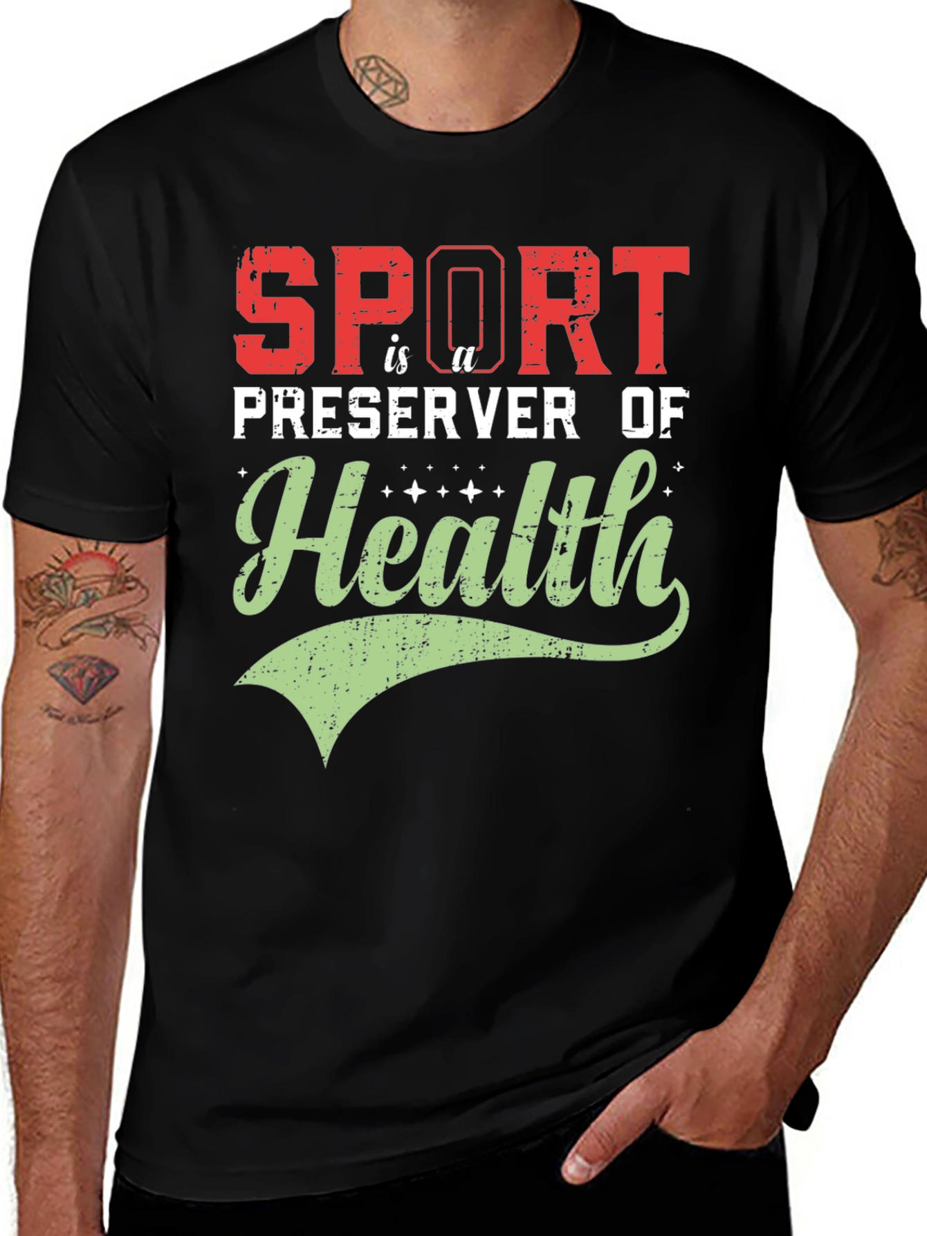 Variant 18 of Sport Is A Preserver of Health Graphic T-Shirt