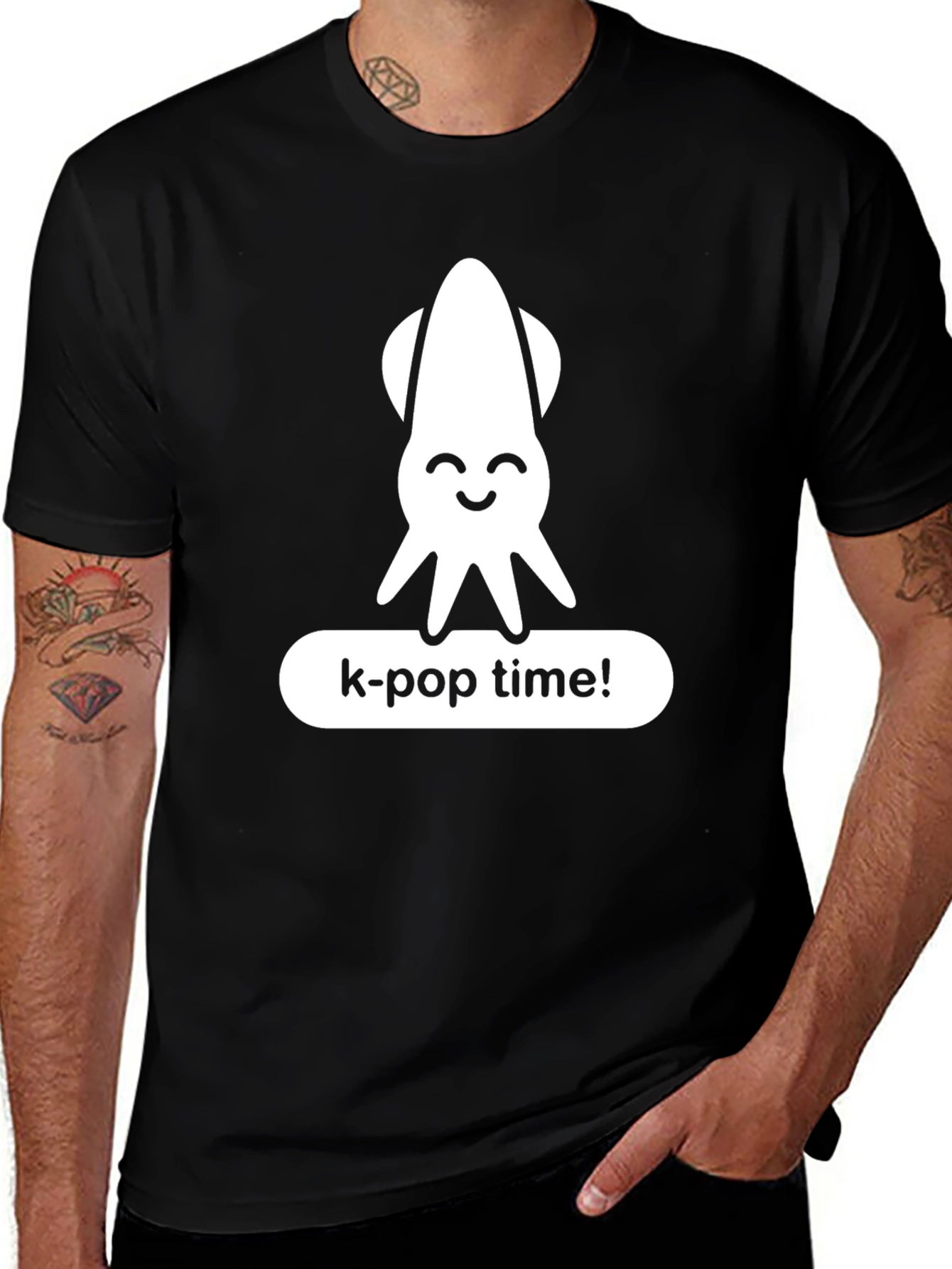 K-Pop Time Squid Graphic Tee - Unisex