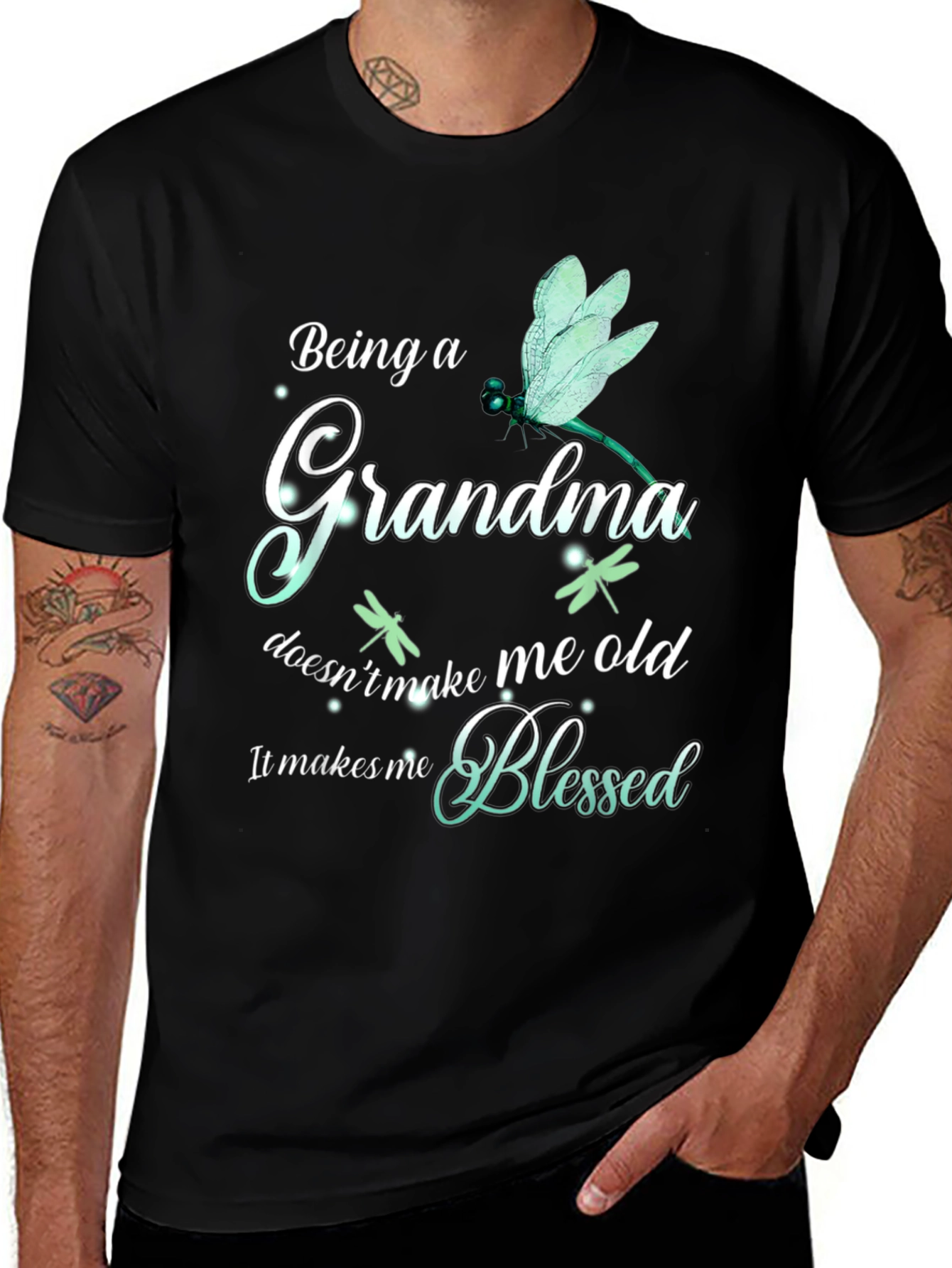 Variant 19 of Grandma Blessed Graphic Tee