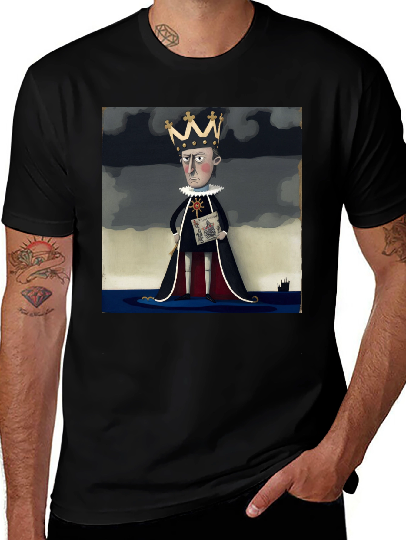 Variant 13 of Royal Decree T-Shirt: Cartoon King Tee