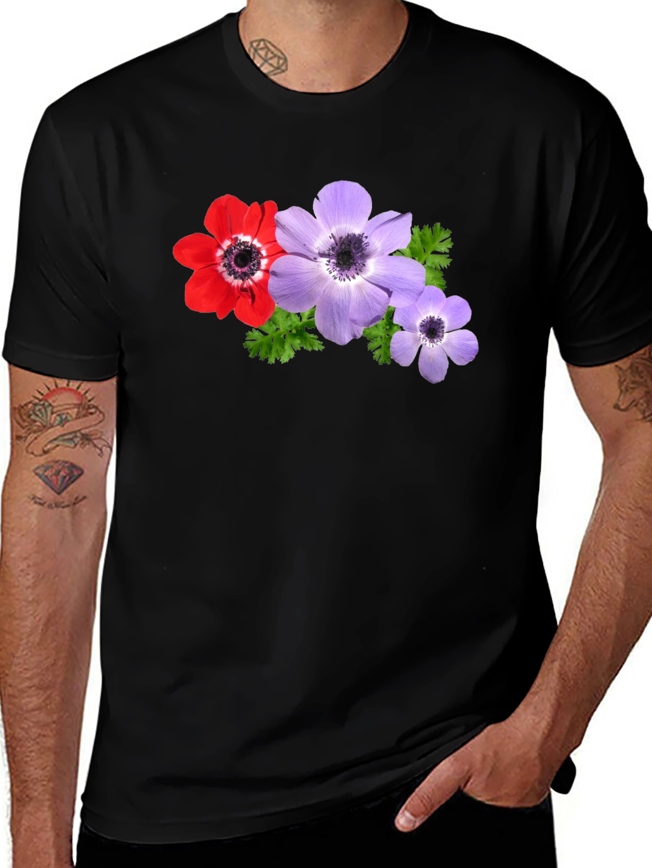Variant 18 of Floral Anemone T-Shirt