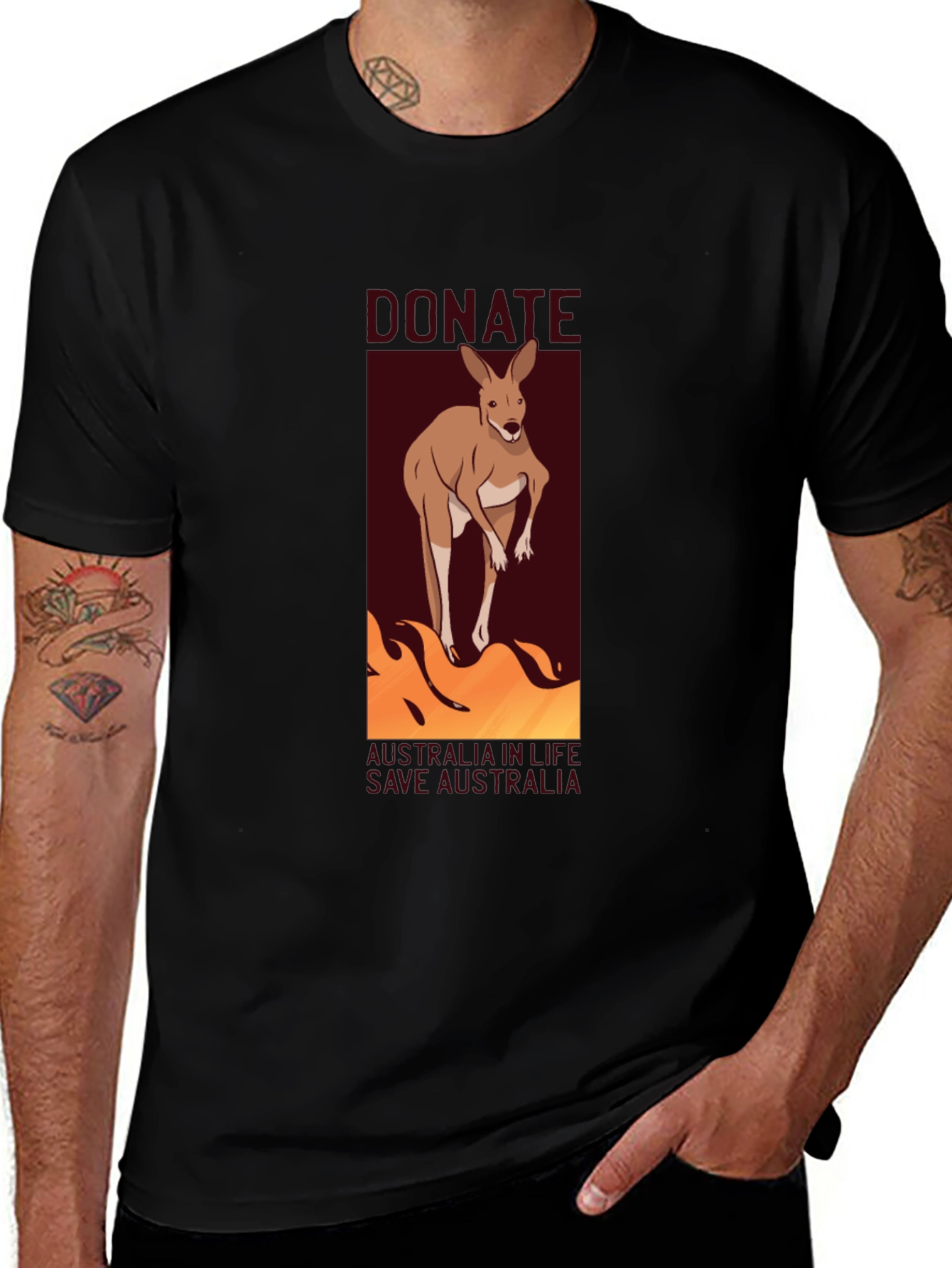 Variant 30 of Donate to Save Australia T-Shirt