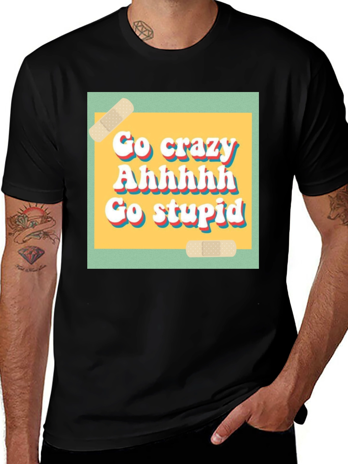 Go Crazy T-Shirt - Funny Graphic Tee