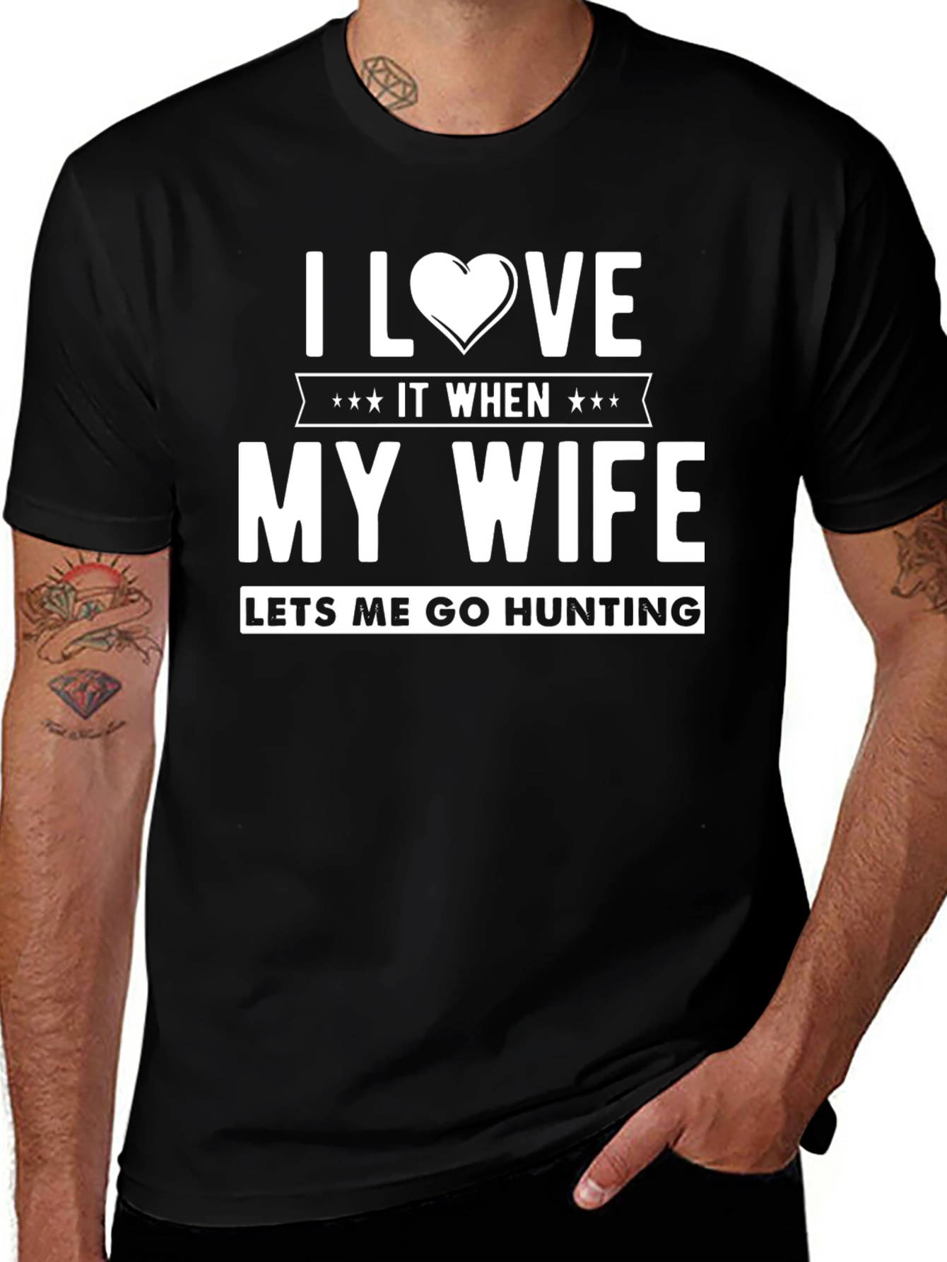 Variant 21 of I Love It When My Wife Lets Me Go Hunting T-Shirt