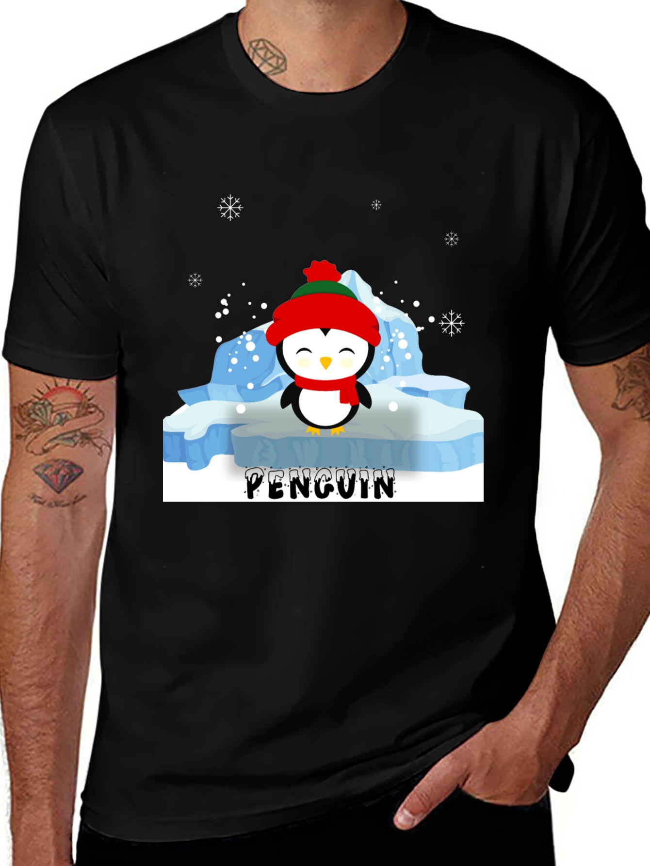 Variant 16 of Penguin on Ice Graphic T-Shirt