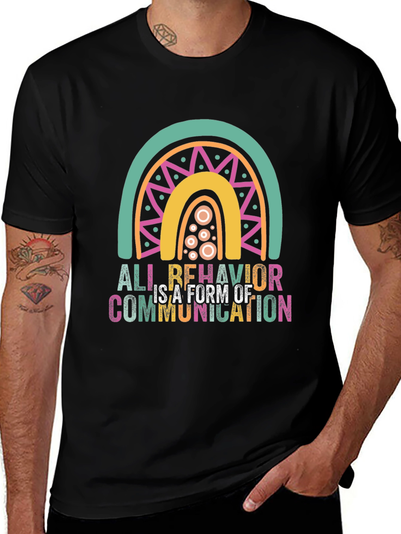Variant 28 of All Behavior is Communication Graphic Tee