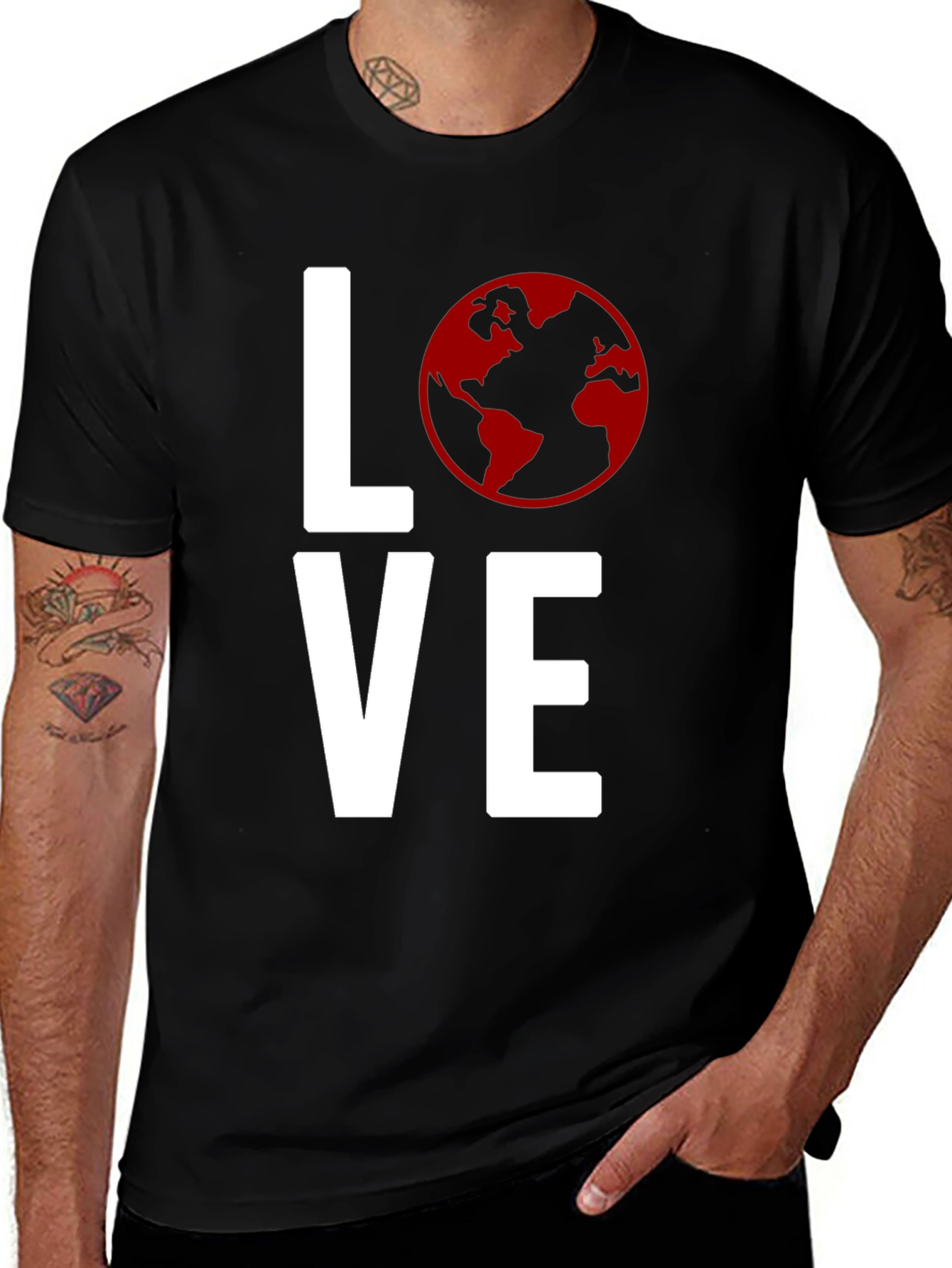Love Earth Graphic Tee - Eco-Friendly Design